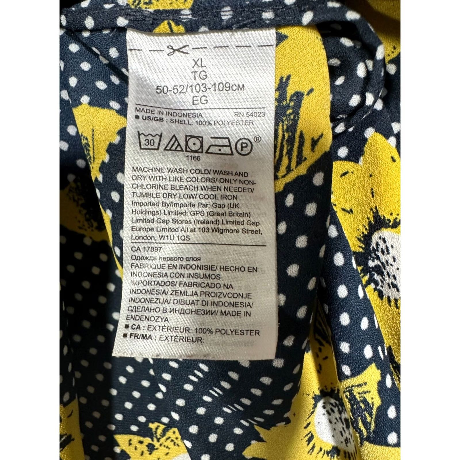 Banana Republic Banana Republic Blouse Shirt Womens XL Pullover Floral Hi Low Chiffon Blue Beach Casual Business Party/ Cocktail Travel Mens? Womens Size XL / US 12-14 / IT 48-50 - 7 Thumbnail