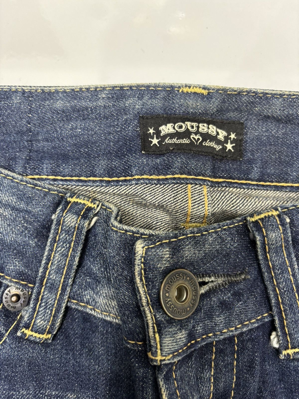 If Six Was Nine × Le Grande Bleu (L.G.B.) × MOUSSY Flare Jeans IfSixWasNine Lgb Style Moussy Bootcut Jeans Size 27" / US 4 / IT 40 - 9 Thumbnail