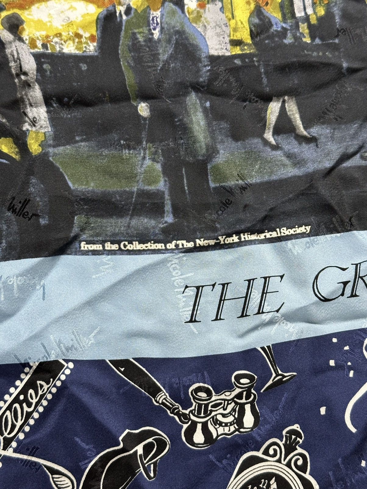 Nicole Miller Nicole Miller 1998 Silk Scarf Times Square New York 90s Hype Size ONE SIZE - 8 Thumbnail