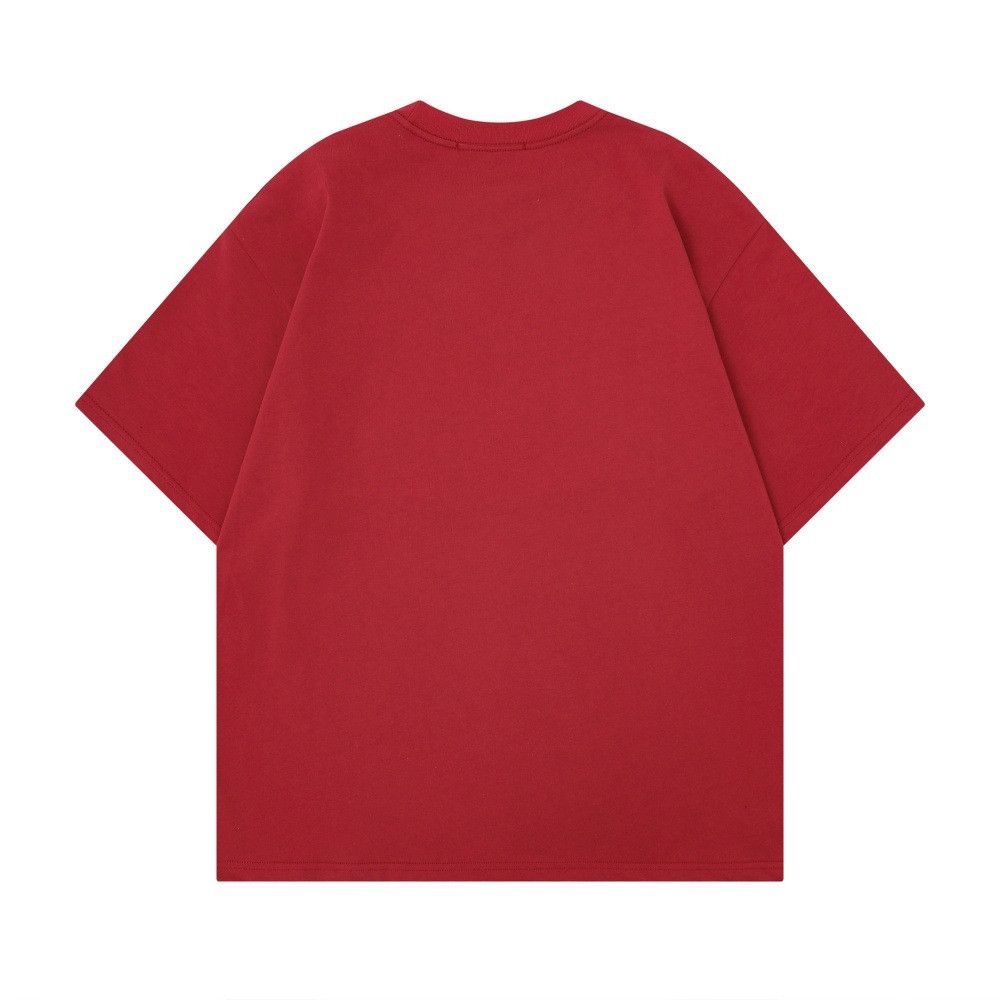 Japanese Brand Men's Hip-Hop Loose-Fit Letter-Print Pure Cotton T-Shirt Size US M / EU 48-50 / 2 - 2 Thumbnail