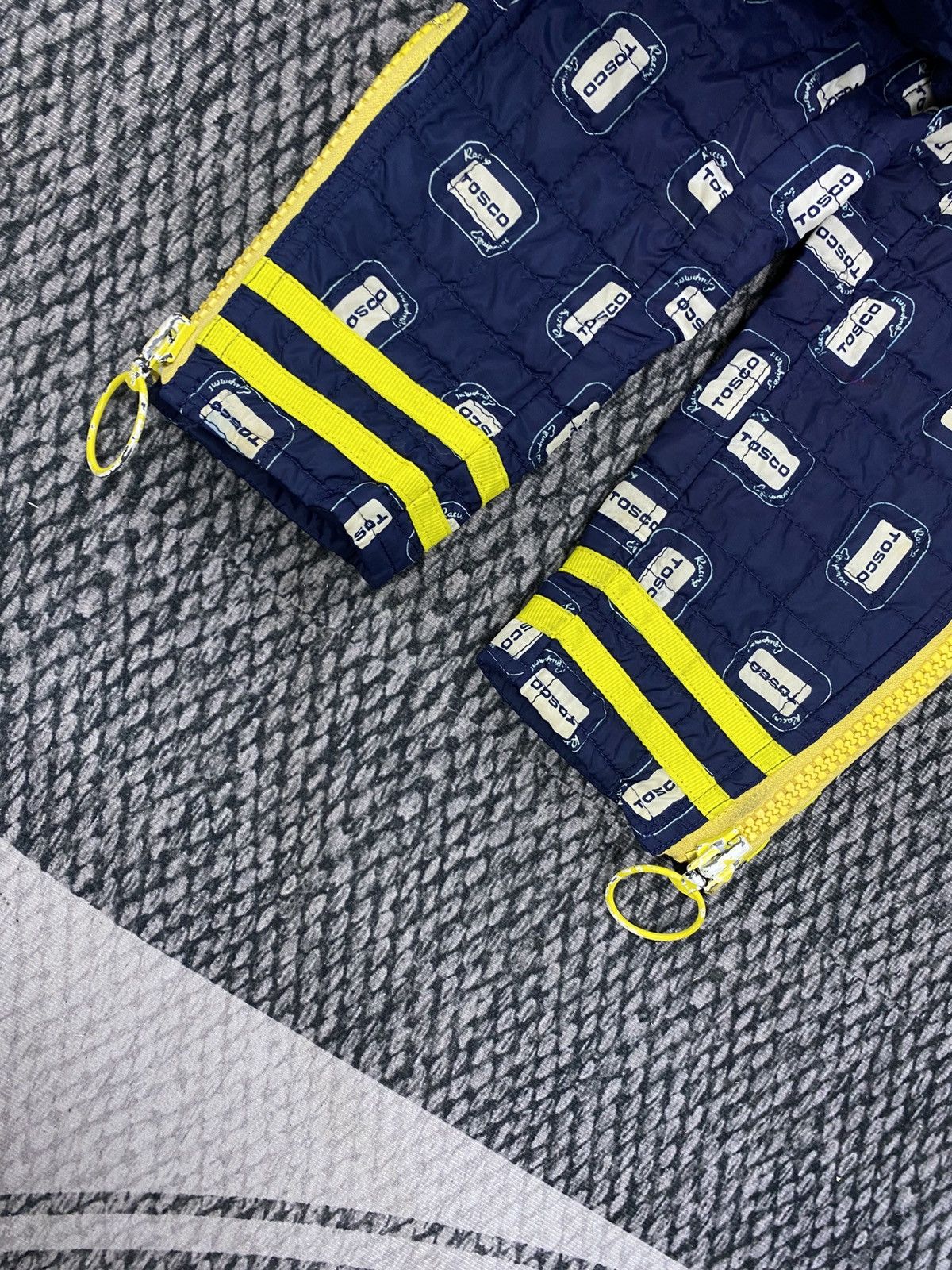 Japanese Brand Vtg Toyota Sport Corner By Tetsu Navy Quilted Zip Jacket Size US S / EU 44-46 / 1 - 9 Thumbnail