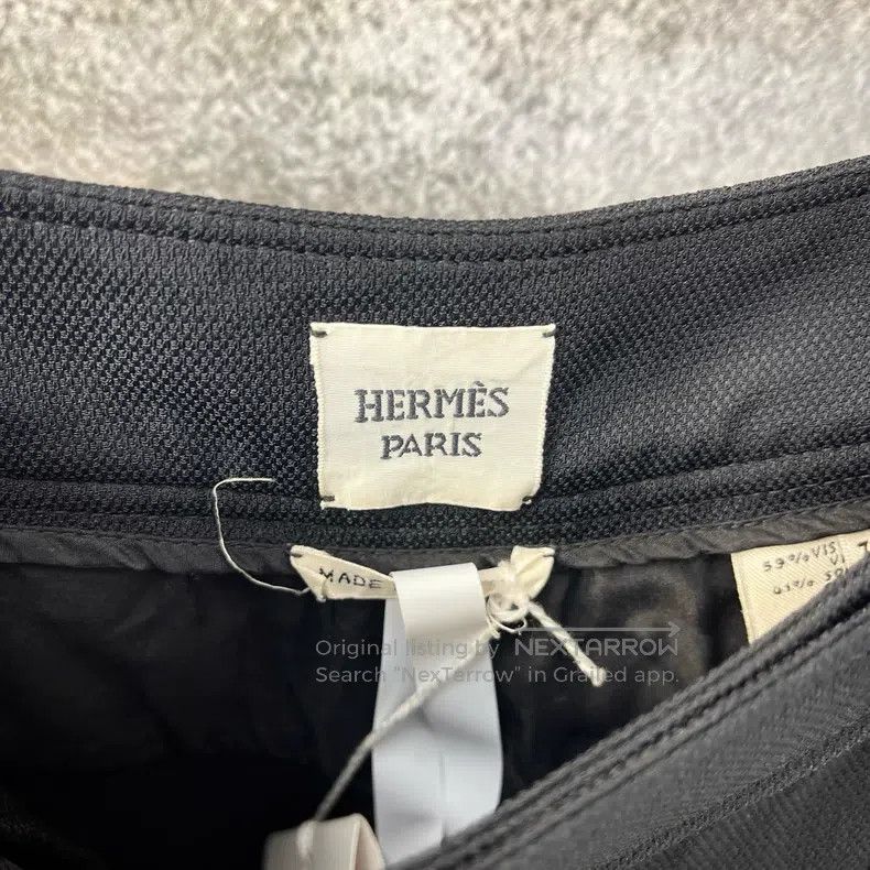 Hermes Hermes Black viscose and silk shorts Size 25" / US 0 / IT 36 - 5 Thumbnail