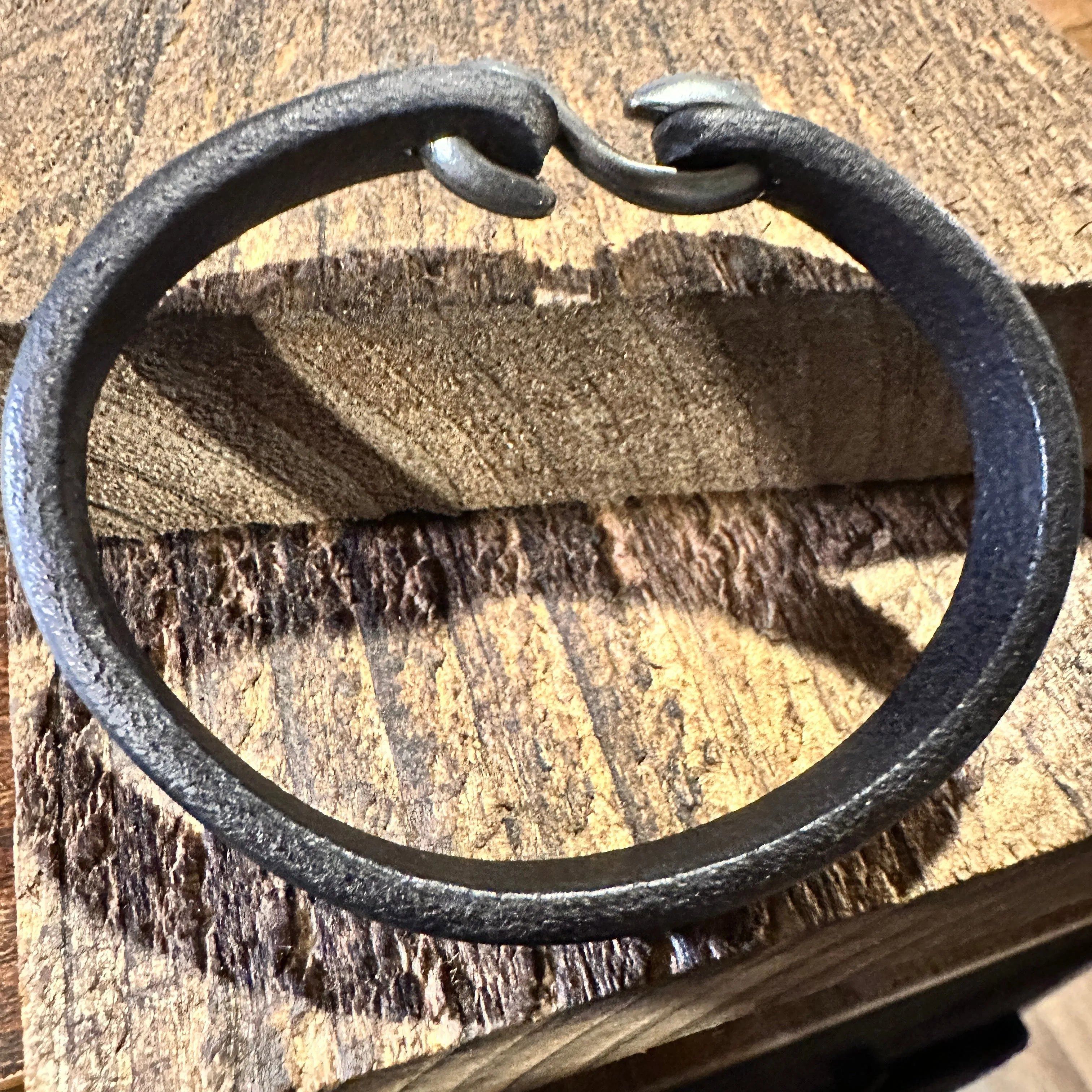 Other Handcrafted Boho Hippie Black Genuine Leather Cowhide S Hook Size ONE SIZE - 5 Thumbnail