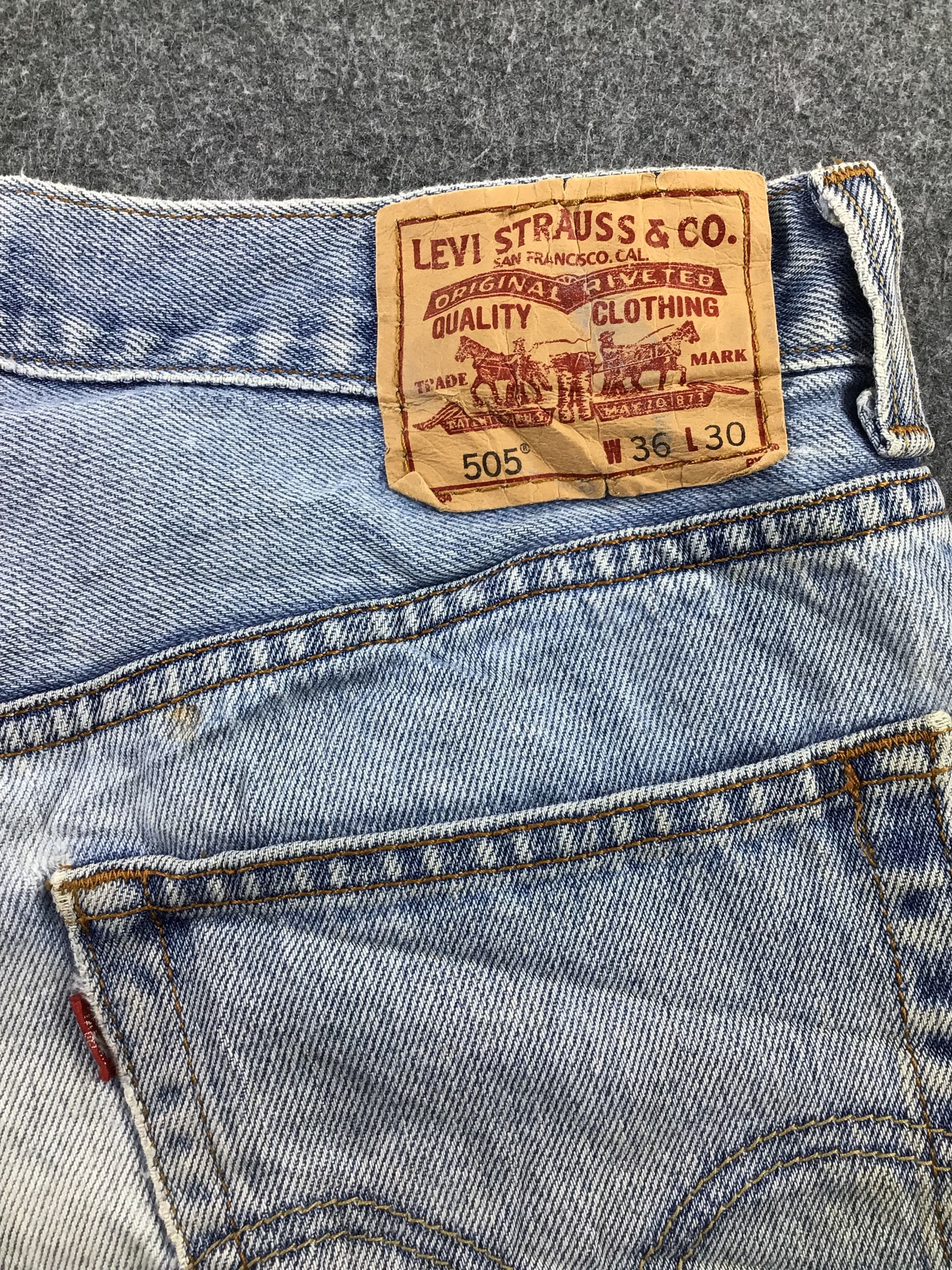 Levi's Vintage Levis 505 Jeans-J884 Size US 36 / EU 52 - 5 Thumbnail