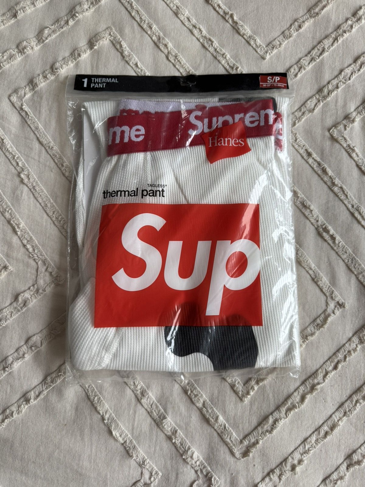 Supreme Supreme Hanes Bones Thermal Pants Size 30 - 1 Thumbnail