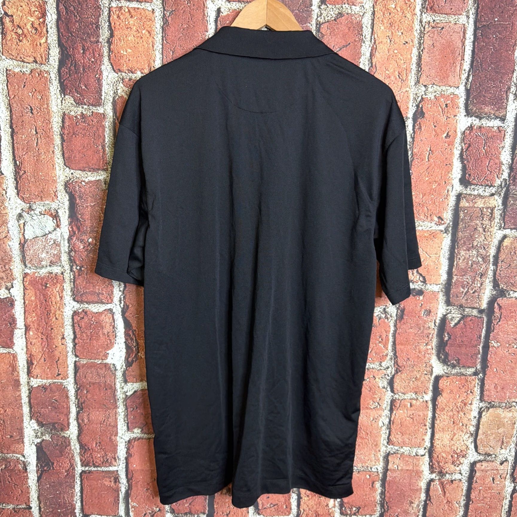 Nike VINTAGE Nike Polo Golf Mens Planet Hollywood Shirt XL Black Pink Size US XL / EU 56 / 4 - 3 Thumbnail