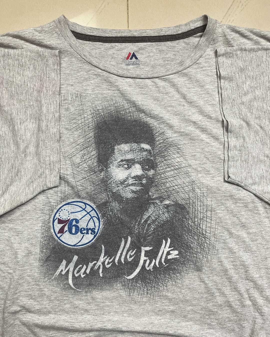 Majestic Majestic 76ers Sixers Markelle Fulltz Size US XXL / EU 58 / 5 - 2 Thumbnail