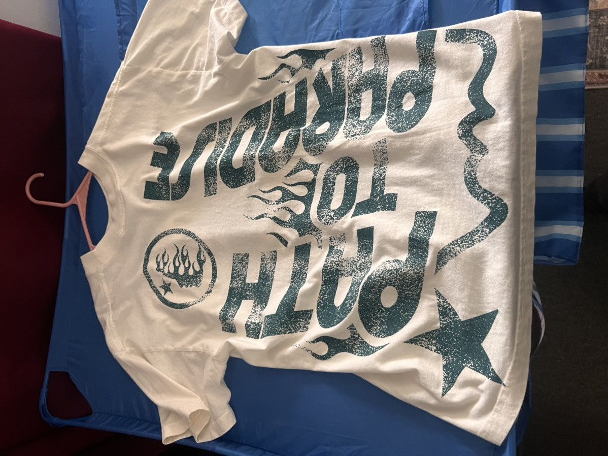 HELLSTAR HELLSTAR ‘Path to Paradise’ White/Green Size US S / EU 44-46 / 1 - 2 Thumbnail