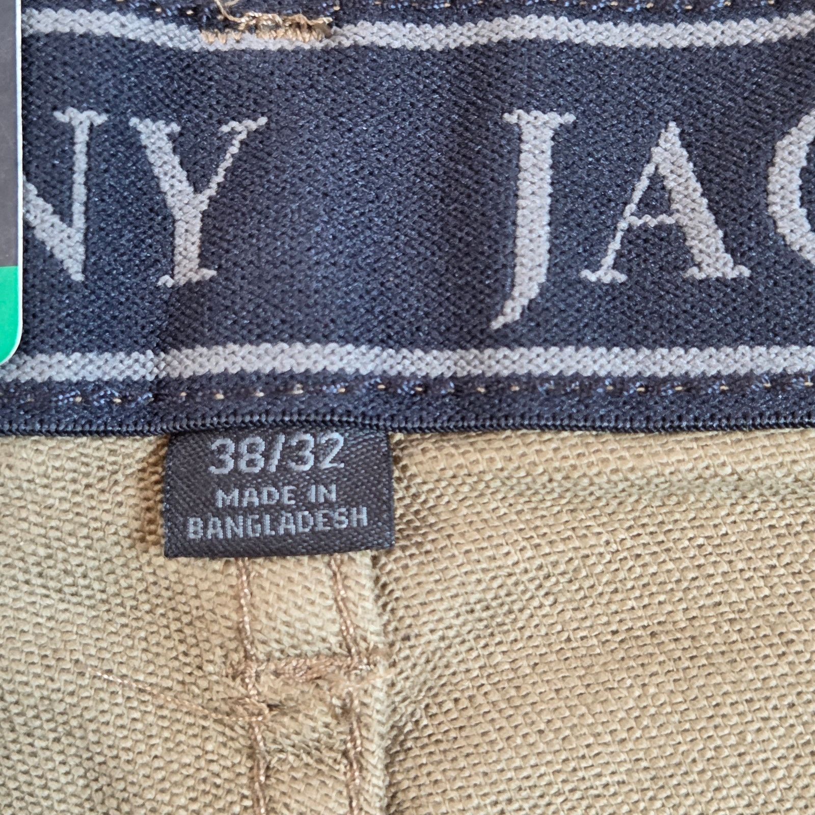 JACHS NY JACHS NY Straight Fit Tan Flex Waist Pants 38x32 NWT Size US 38 / EU 54 - 2 Thumbnail