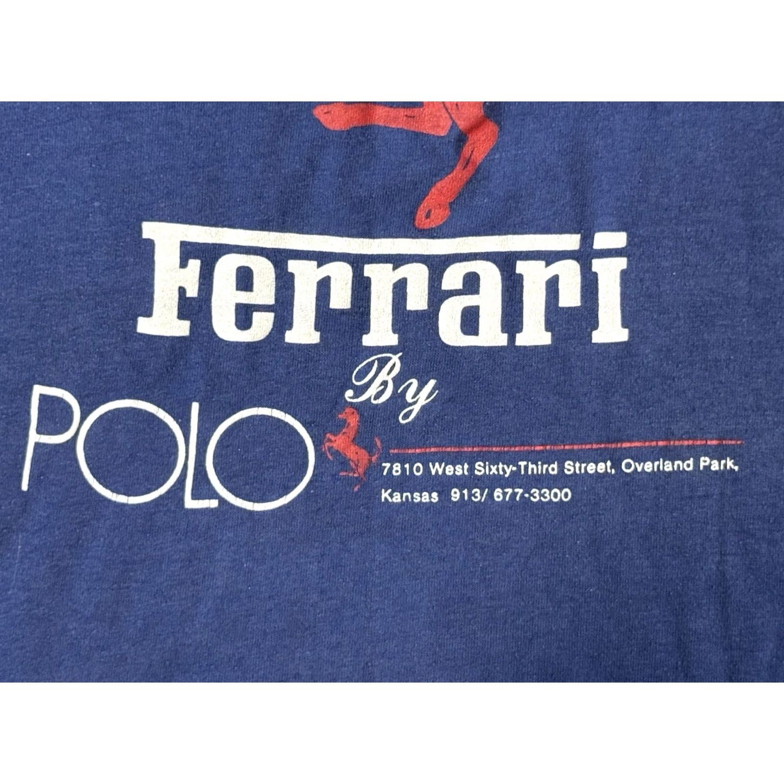 Polo Ralph Lauren VINTAGE Polo Ralph Lauren Shirt Medium Pony RRL Sportsman 80s 90s Cars Blue Size US XL / EU 56 / 4 - 4 Thumbnail