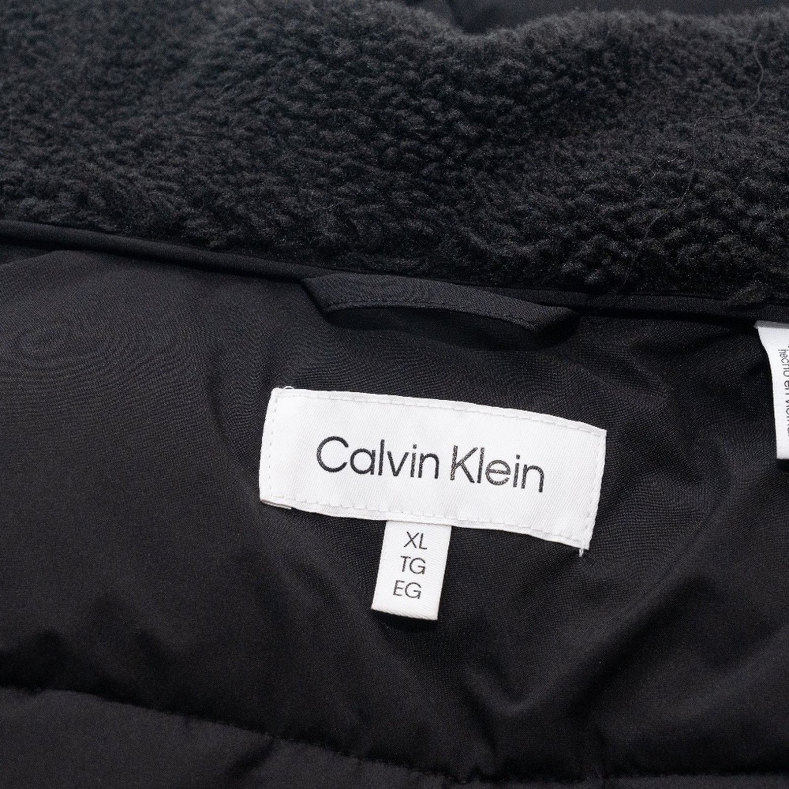 Calvin Klein Calvin Klein. Faux Sherpa Puffer Jacket. Size XL / US 12-14 / IT 48-50 - 2 Thumbnail