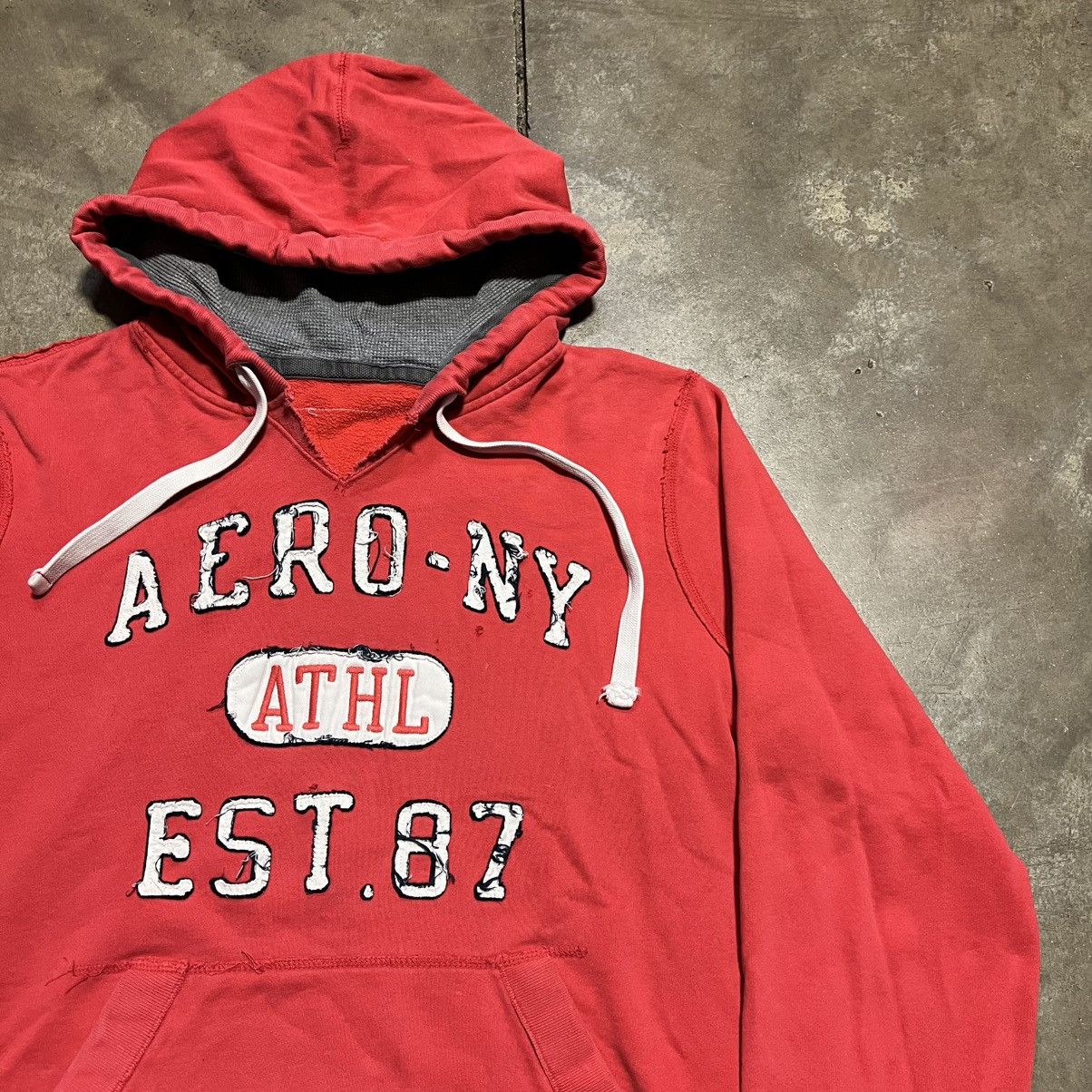 Aeropostale Vintage Aeropostale Aero NY 87 Hoodie Sweatshirt Surf Skater Size US XL / EU 56 / 4 - 7 Thumbnail