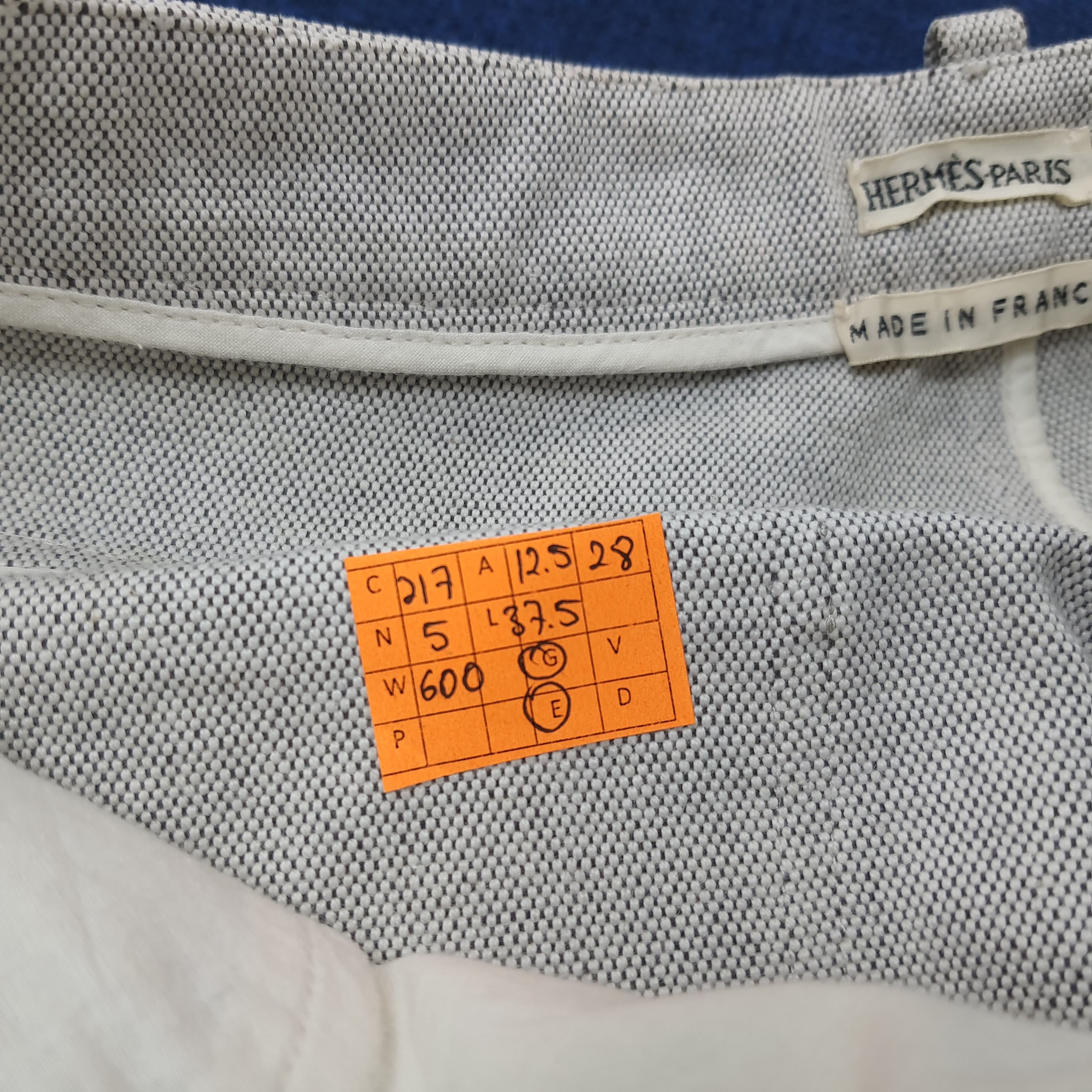 Designer × Hermes × Vintage Vintage Hermes Paris Made in France Designer Denim Pants Size US 26 / EU 42 - 9 Thumbnail