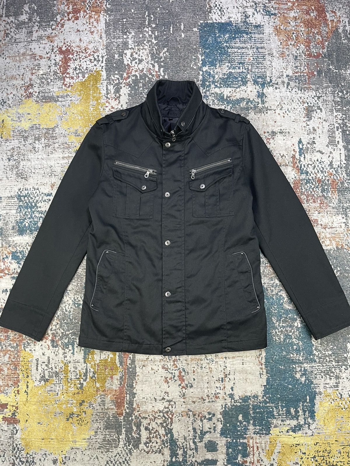 Mossimo Mossimo Multi Pocket Avant Garde Jackets Size US M / EU 48-50 / 2 - 1 Thumbnail