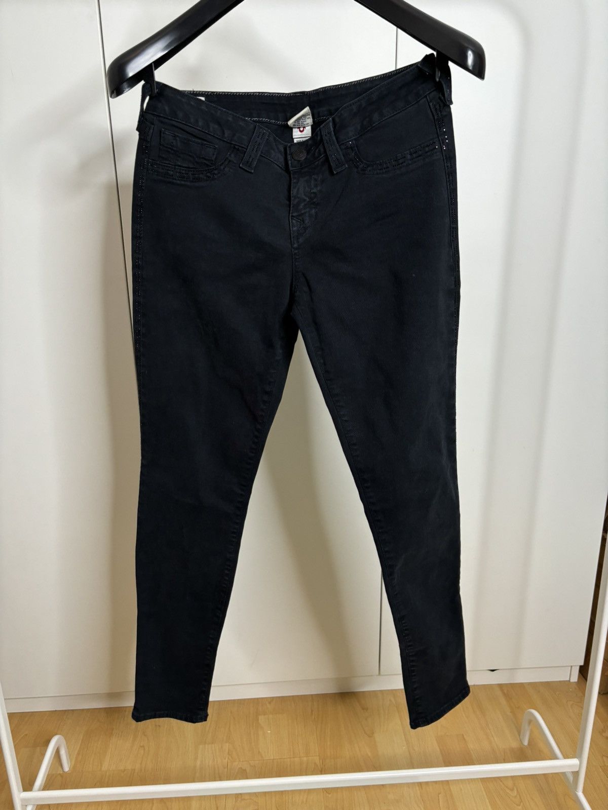 True Religion TRUE RELIGION STRAIGHT BARBWIRE STITCH JEANS 29 Size 29" - 11 Thumbnail