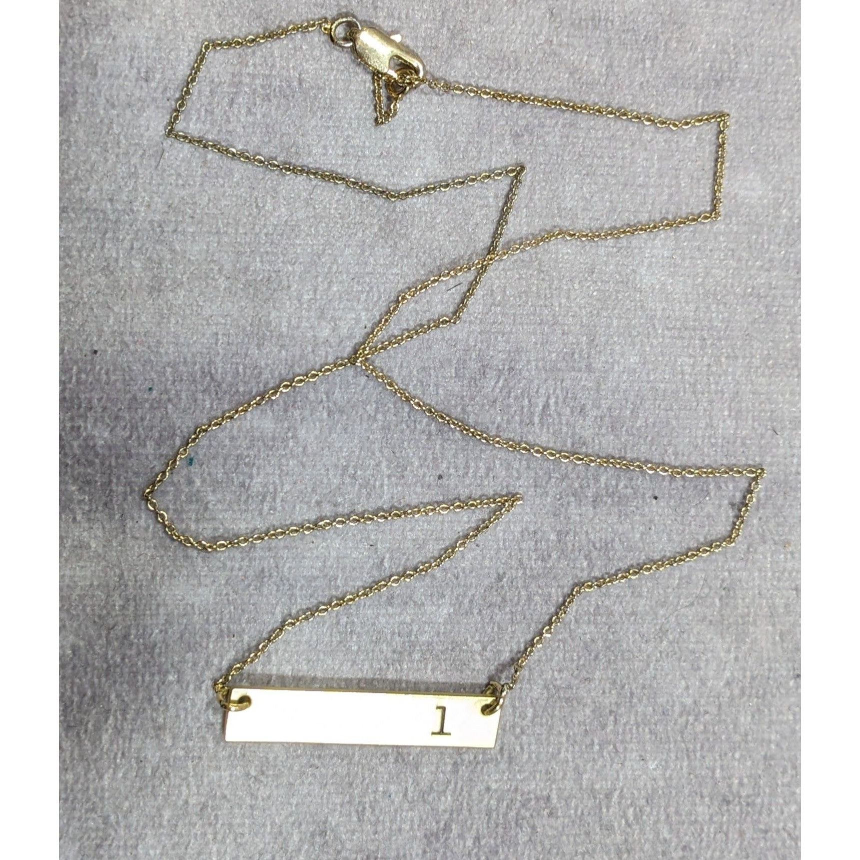 Other Simple Elegant Letter L Initial Gold Tone Pendant Necklace Size ONE SIZE - 9 Thumbnail