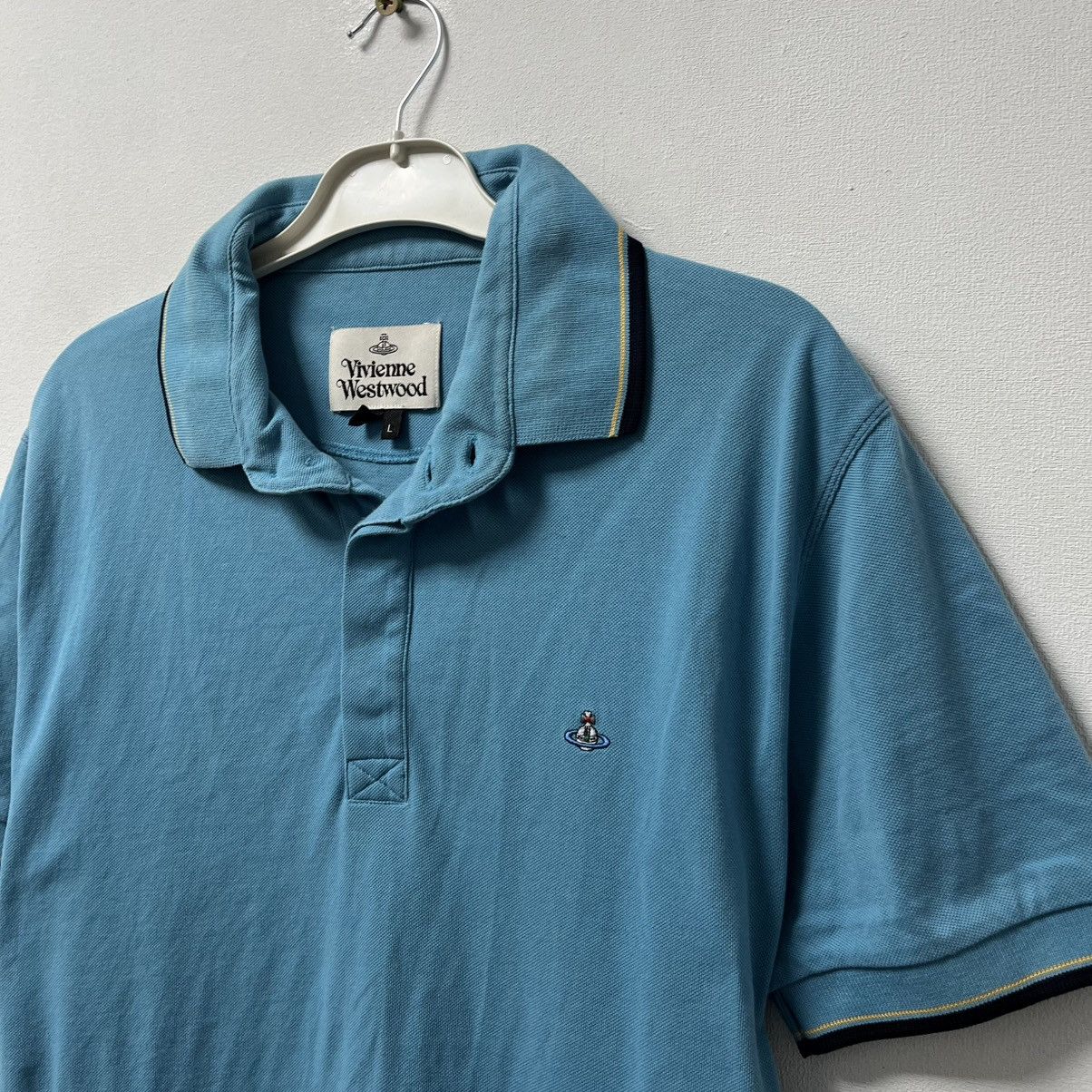 Vivienne Westwood Vivienne Westwood Polo T-Shirt Rare Retro Hype Y2K Size US L / EU 52-54 / 3 - 2 Thumbnail