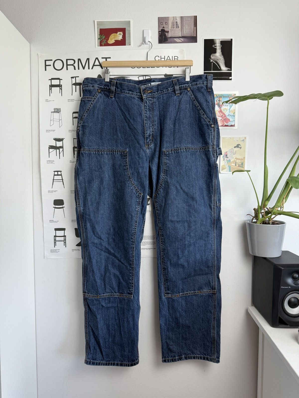 Carhartt Vintage y2k Carhartt Double knee denim pants skate workwear Size US 40 / EU 56 - 1 Thumbnail