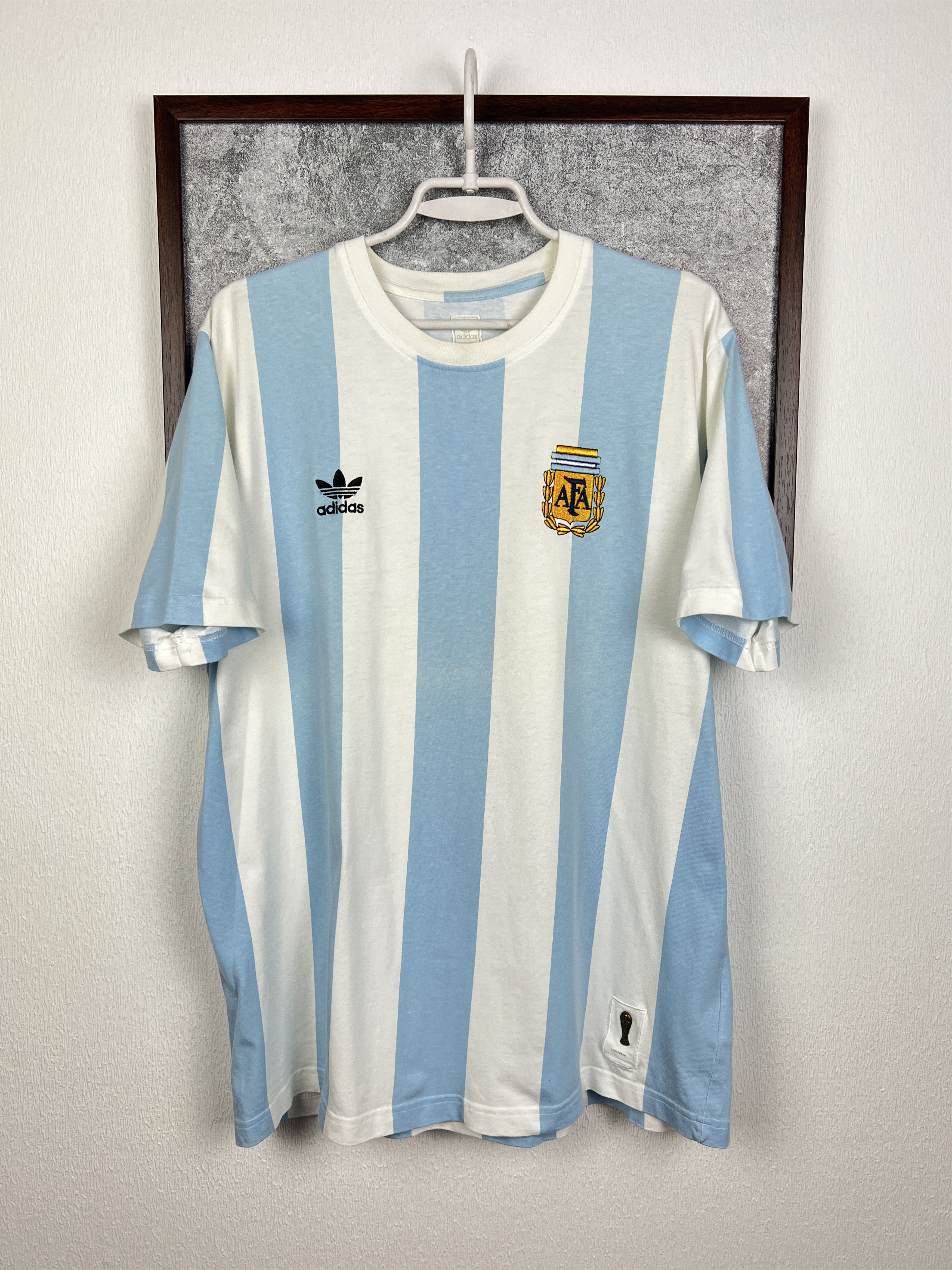 Adidas Adidas Originals Argentina World Cup Football Shirt Jersey Size US L / EU 52-54 / 3 - 1 Thumbnail