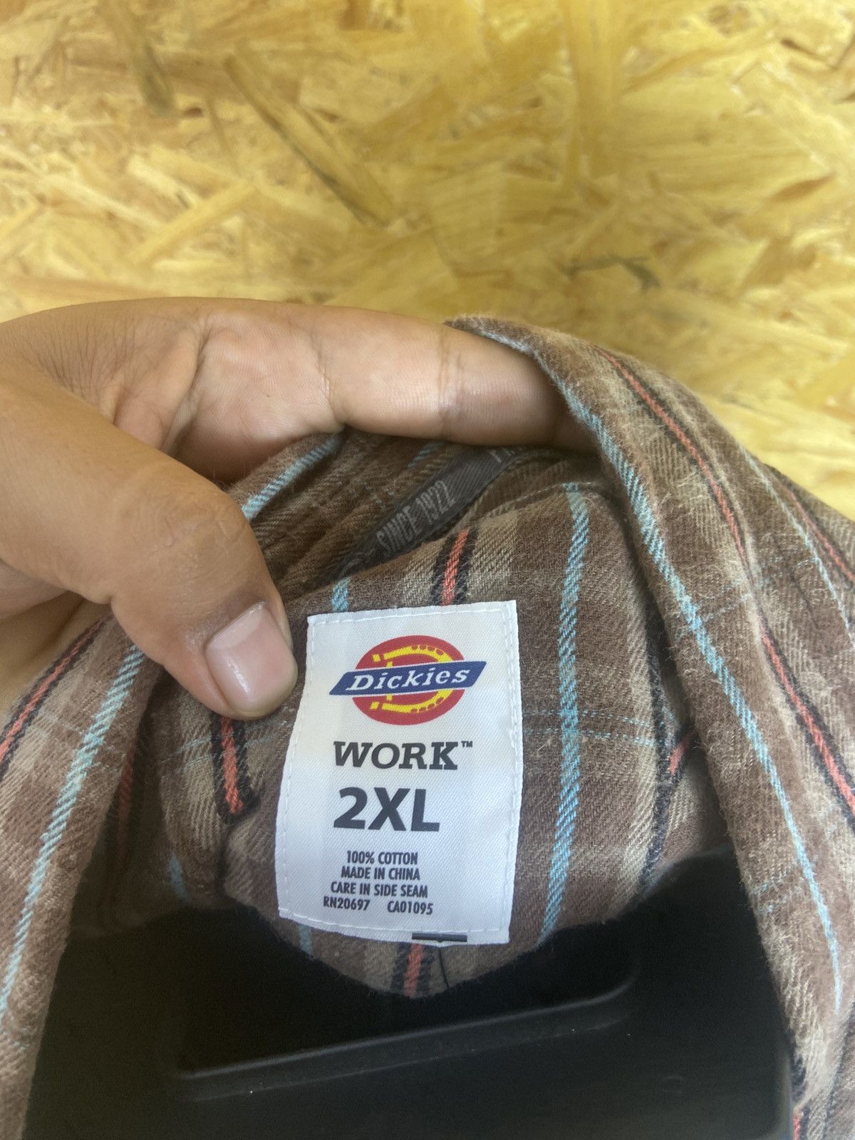 Dickies × Vintage Dickies Flannel Size US XXL / EU 58 / 5 - 6 Thumbnail