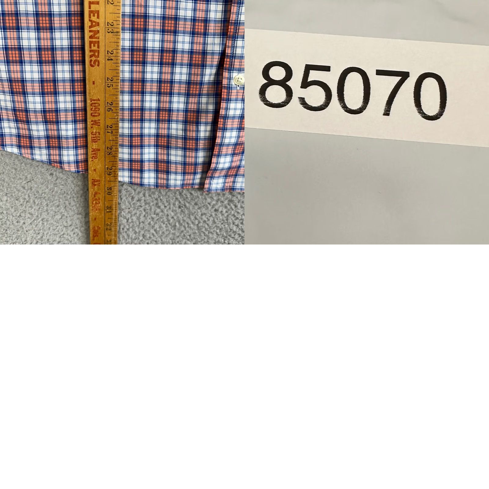 Brooks Brothers Brooks Brothers Mens XL Shirt Button Down Blue Orange Plaid Cotton Pocket EUC Size US XL / EU 56 / 4 - 8 Thumbnail