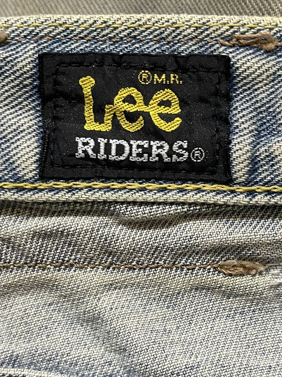 Lee Vintage 90s Lee Faded Wash Distressed Style Loose Jeans Size US 30 / EU 46 - 10 Thumbnail