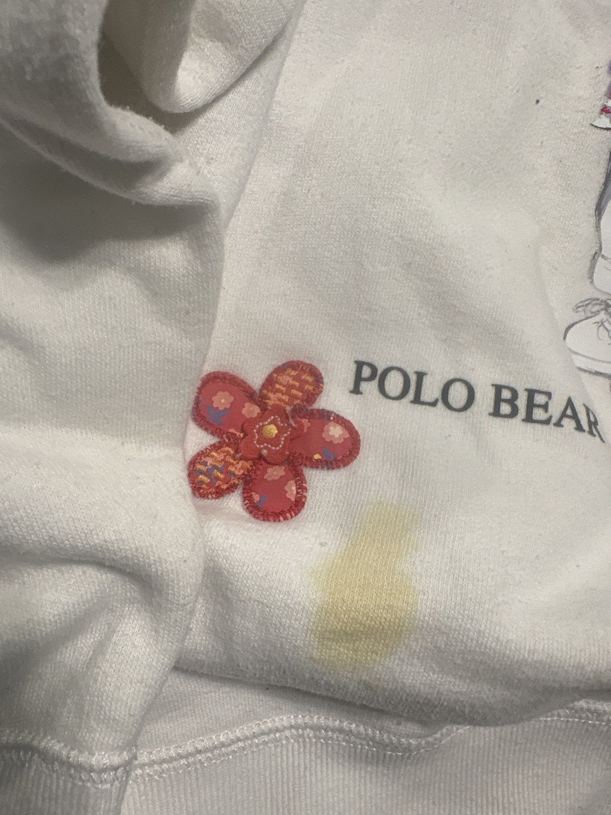 Polo Ralph Lauren WHITE OG POLO BEAR RALPH LAUREN SWEATER Size M / US 6-8 / IT 42-44 - 2 Thumbnail