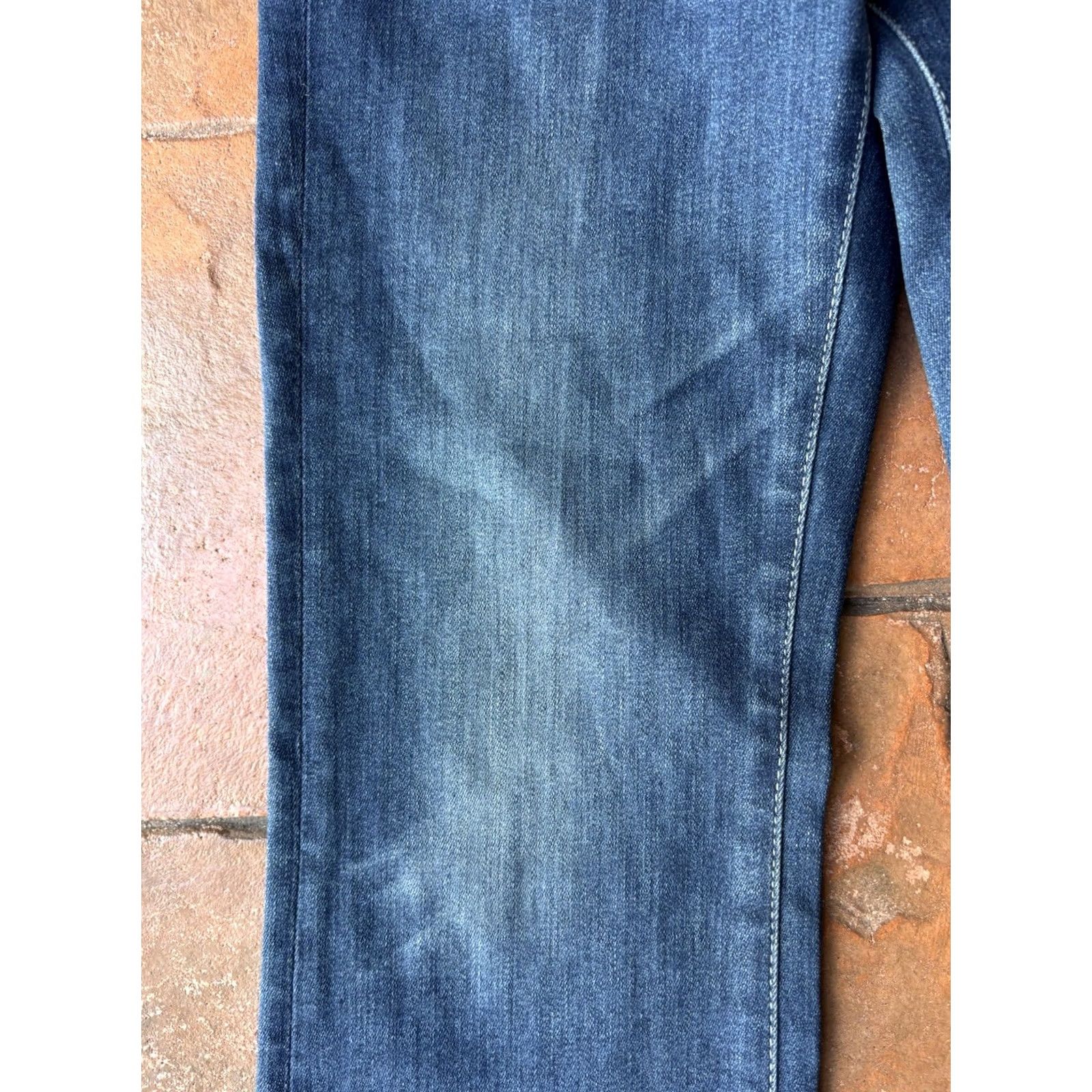 Vintage AG Adriano Goldschmied The Angel Bootcut Jeans Women’s 25R Dark Wash Classic Size 42" / US 20 - 6 Thumbnail