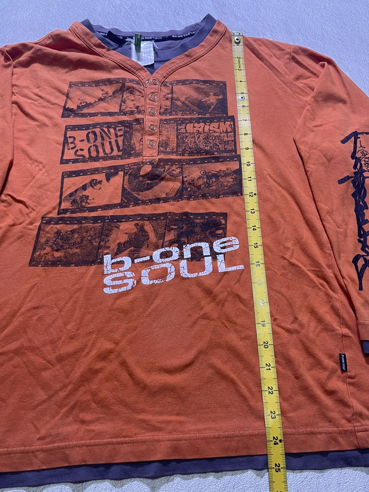 Hysteric Glamour VTG Y2K B ONE SOUL long sleeve tshirt Size US M / EU 48-50 / 2 - 7 Thumbnail