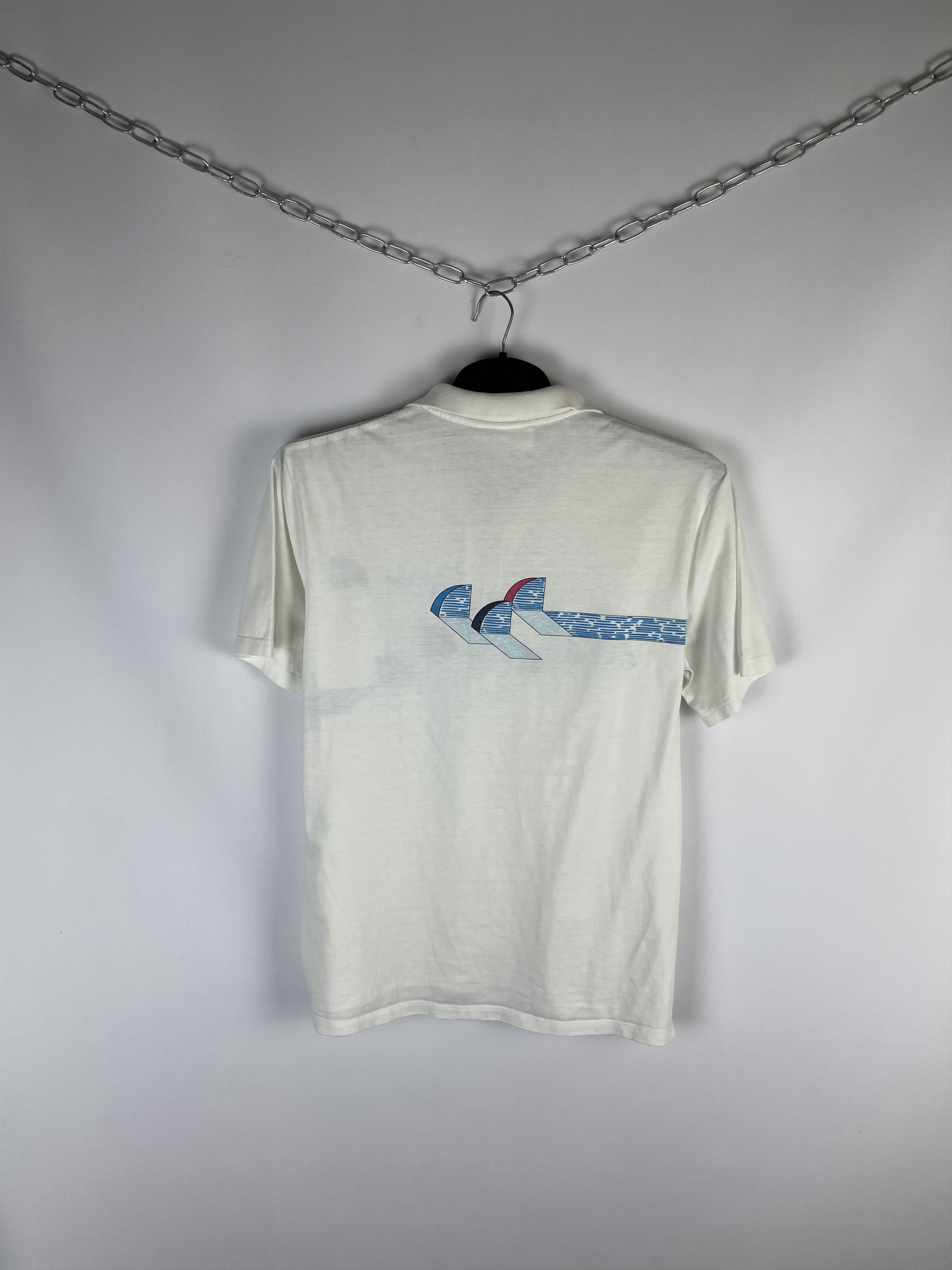 Adidas 90s Vintage Adidas Tennis Art Polo Shirt Size US S / EU 44-46 / 1 - 8 Thumbnail