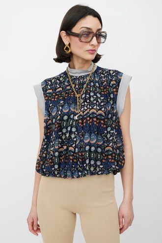 Chloe o1y0825 Blouse in Multicolor Size L / US 10 / IT 46 - 1 Thumbnail