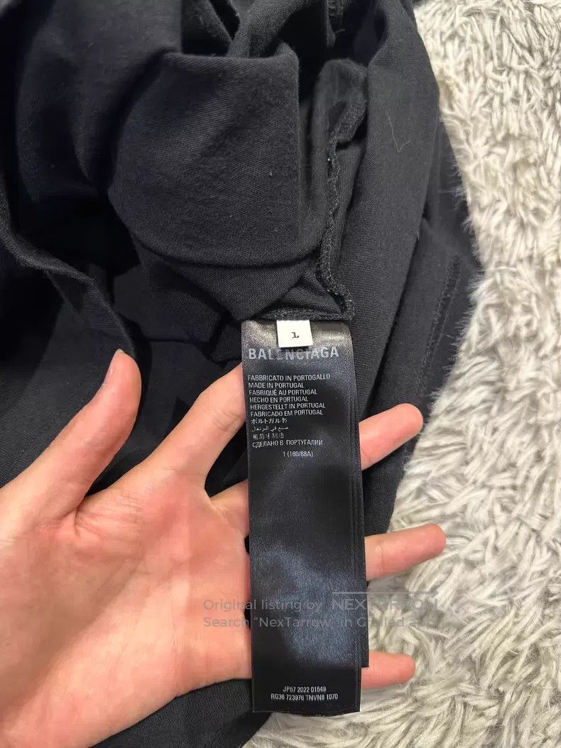Balenciaga Balenciaga Black Adidas Collaborative Embroidered Short Sl Size US S / EU 44-46 / 1 - 5 Thumbnail