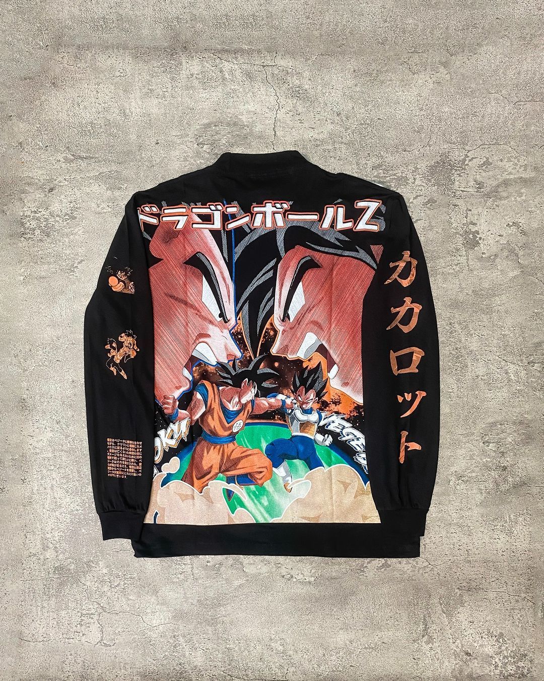 Anime × Japanese Brand Modern Dragon Ball Z : Son Goku - Warrior of Saiyan Tee Size US XL / EU 56 / 4 - 7 Thumbnail