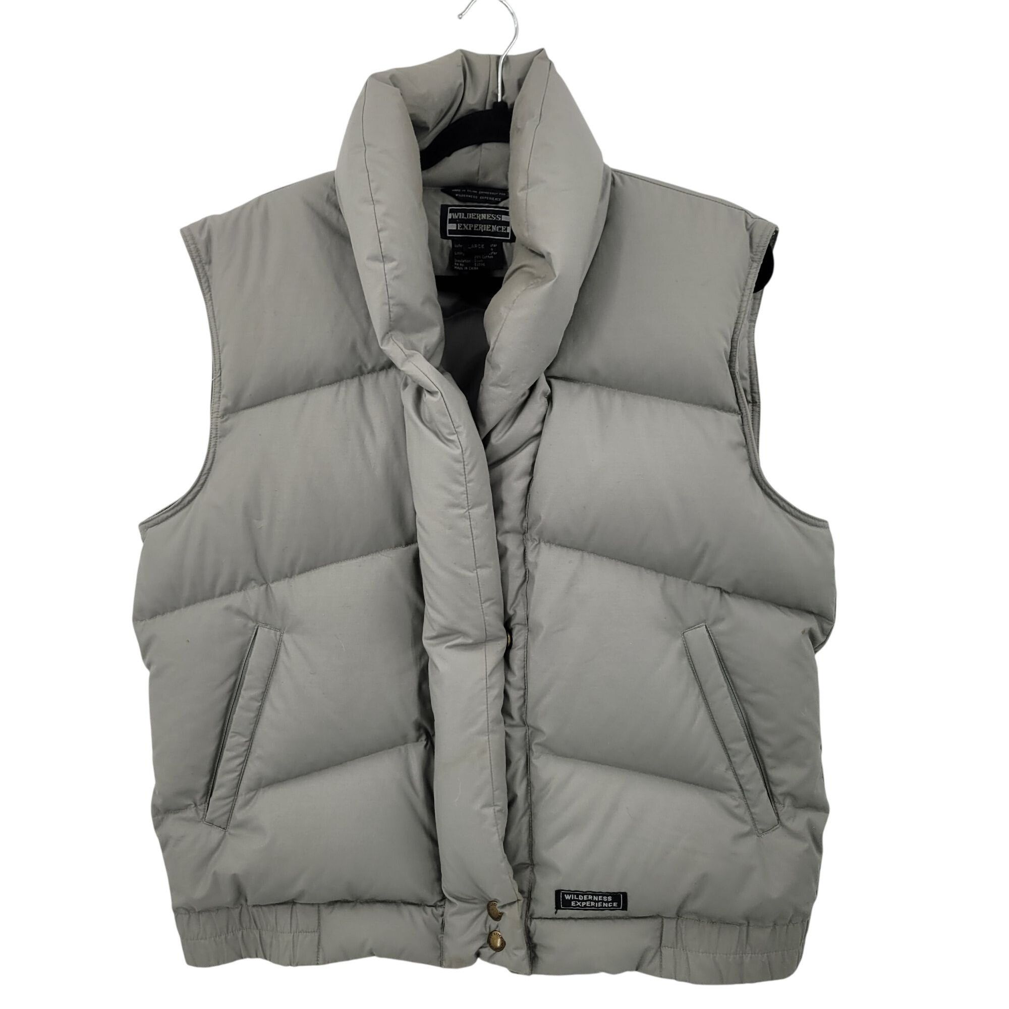 Vintage Vintage Puffer Vest L Gray Down Insulation Warm Outerwear Gr Size US L / EU 52-54 / 3 - 1 Thumbnail
