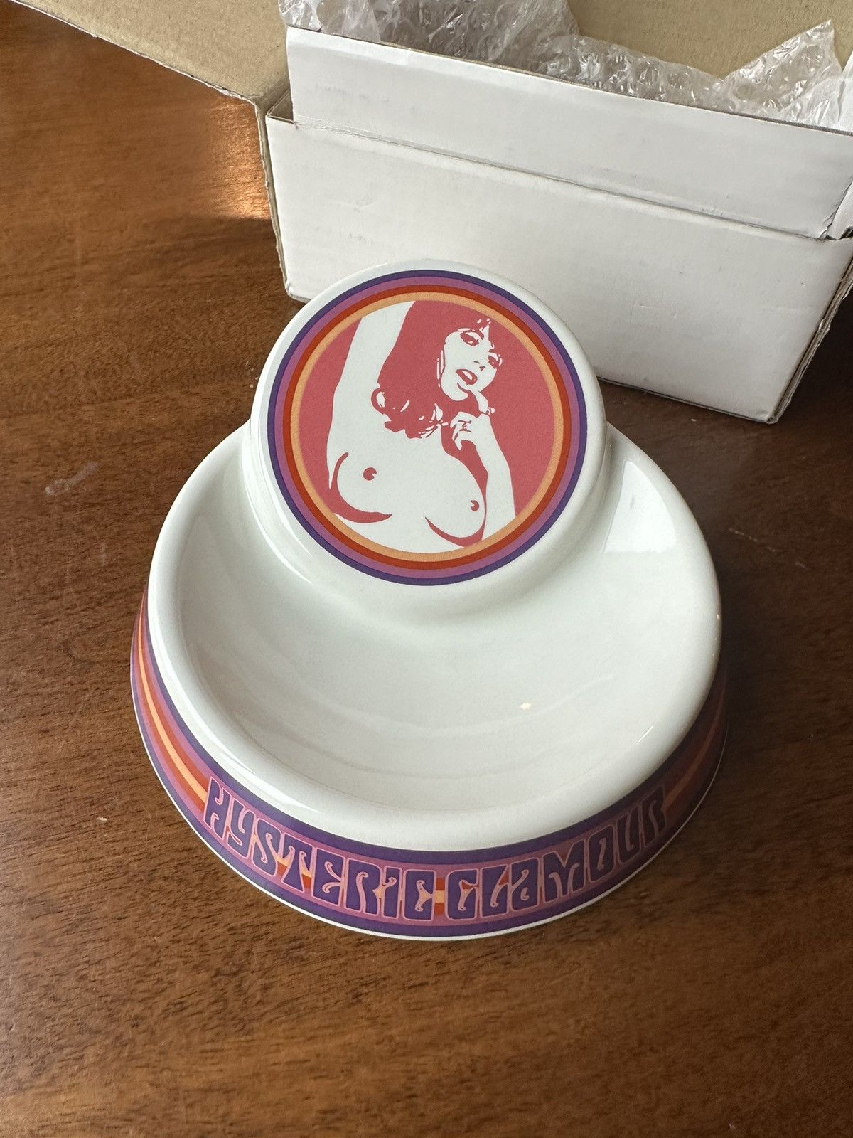 Pre-owned Hysteric Glamour X Vintage Hysteric Glamour Girl Ash Tray In White
