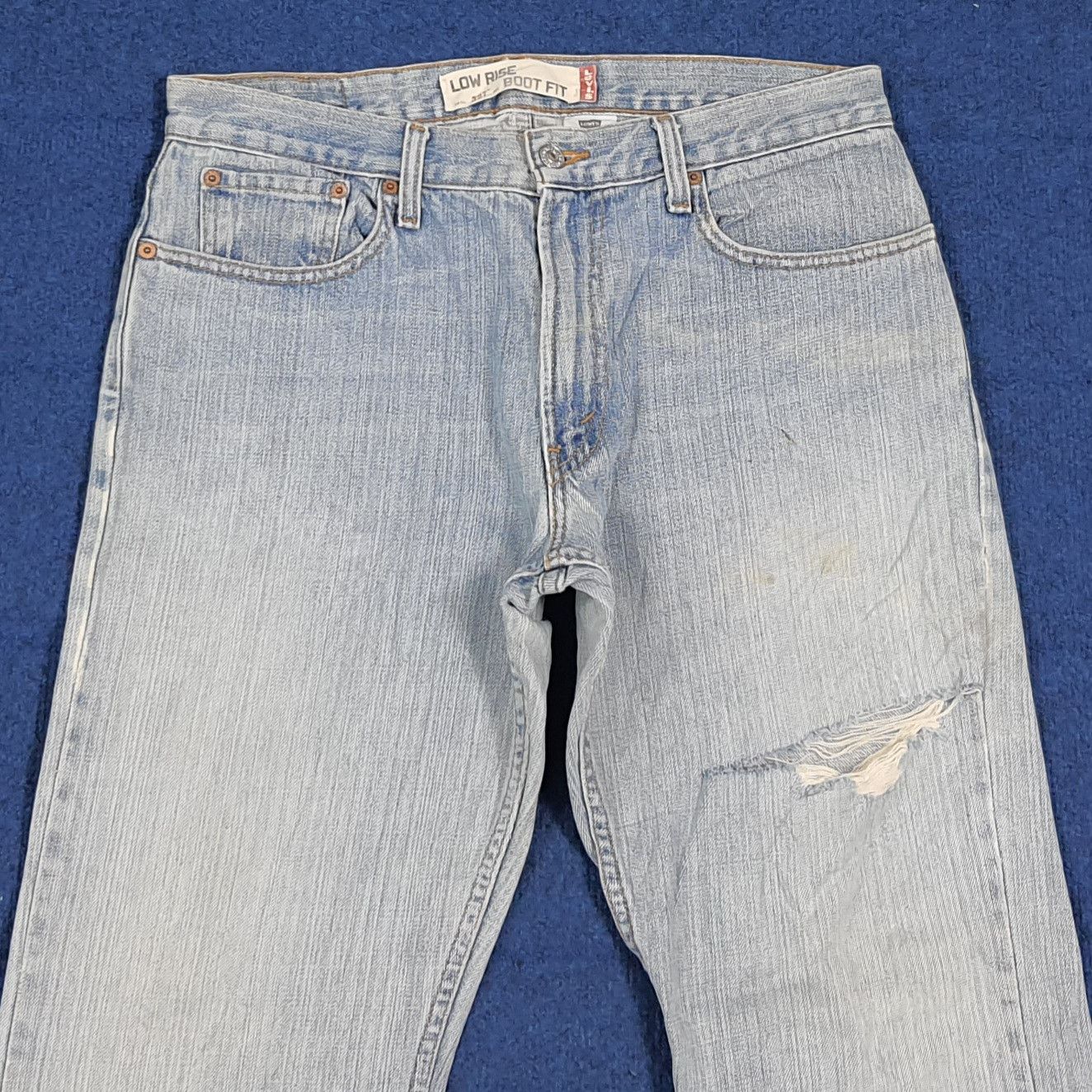 Levi's Vintage Levi's 527 Denim Low Rise Boot Fit Jeans C280N14 Size US 33 - 2 Thumbnail