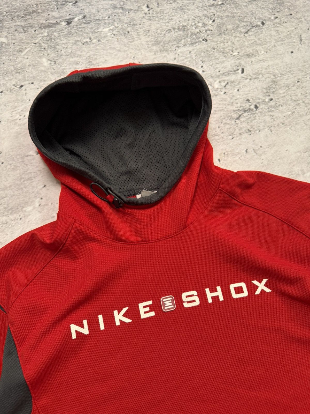 Nike × Vintage NIKE SHOX VINTAGE CENTER LOGO OVERSIZE BOXY HOODIE Size US L / EU 52-54 / 3 - 3 Thumbnail