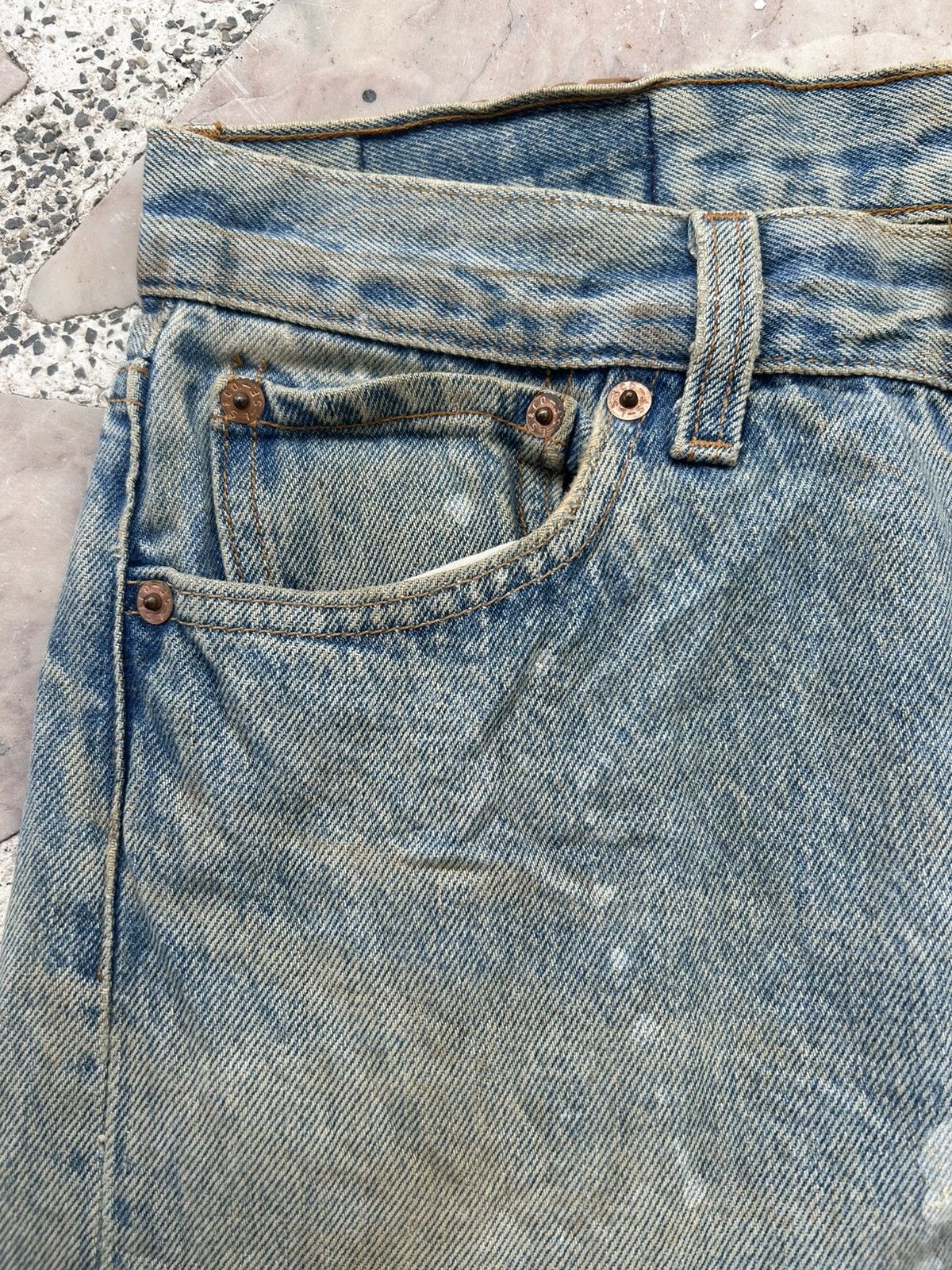 Levi's 90s Levis 501xx Vintage Usa Patchwork Denim Size US 30 / EU 46 - 7 Thumbnail