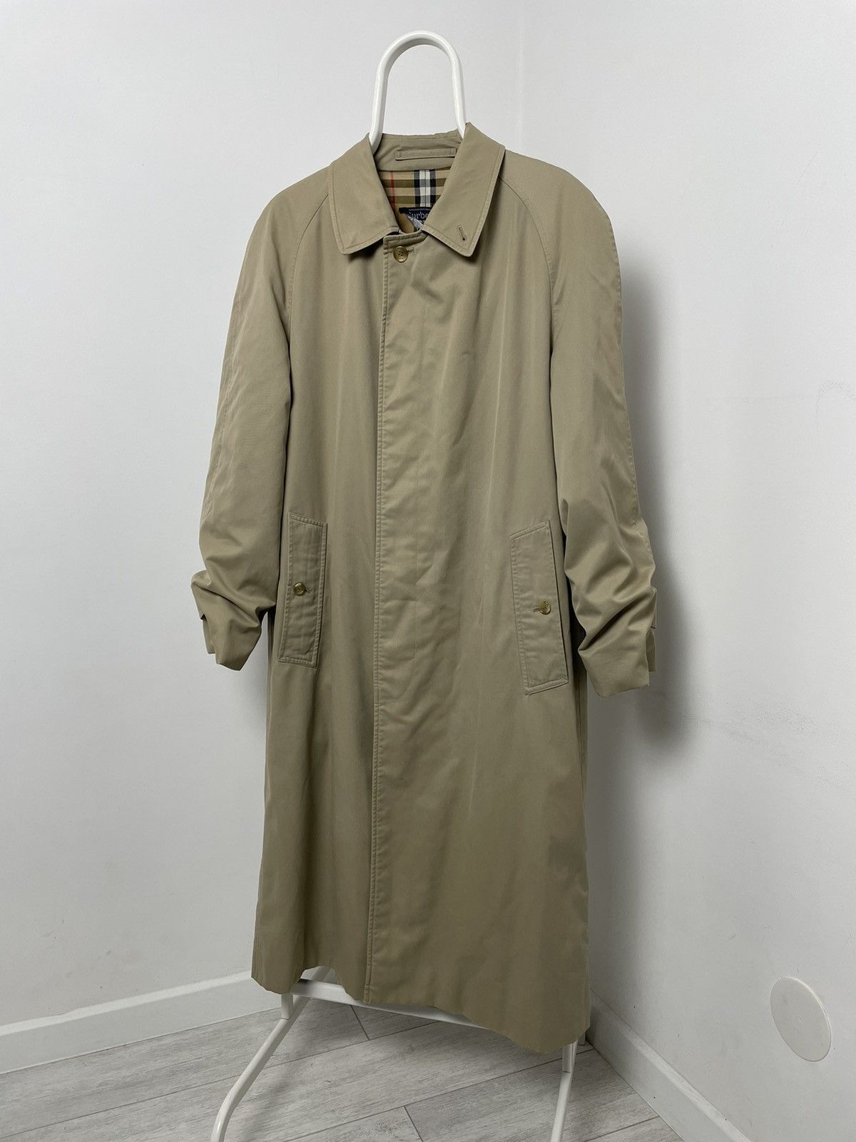 Burberry Burberry’s trench Coat Cotton Biege nova check Size US L / EU 52-54 / 3 - 2 Thumbnail