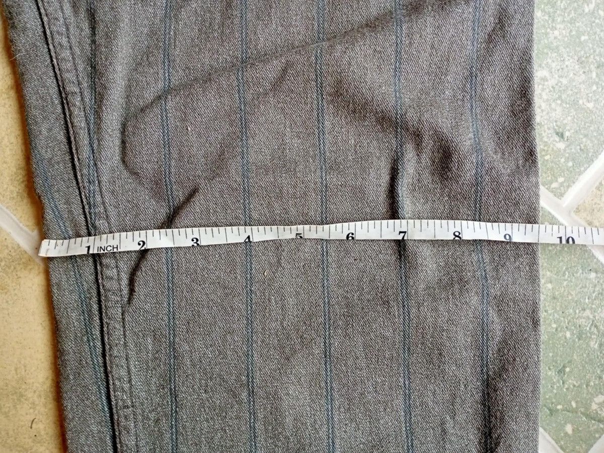 Japanese Brand WAREHOUSE X HELLERS CAFE STRIPED WORK PANTS Size US 30 / EU 46 - 11 Thumbnail