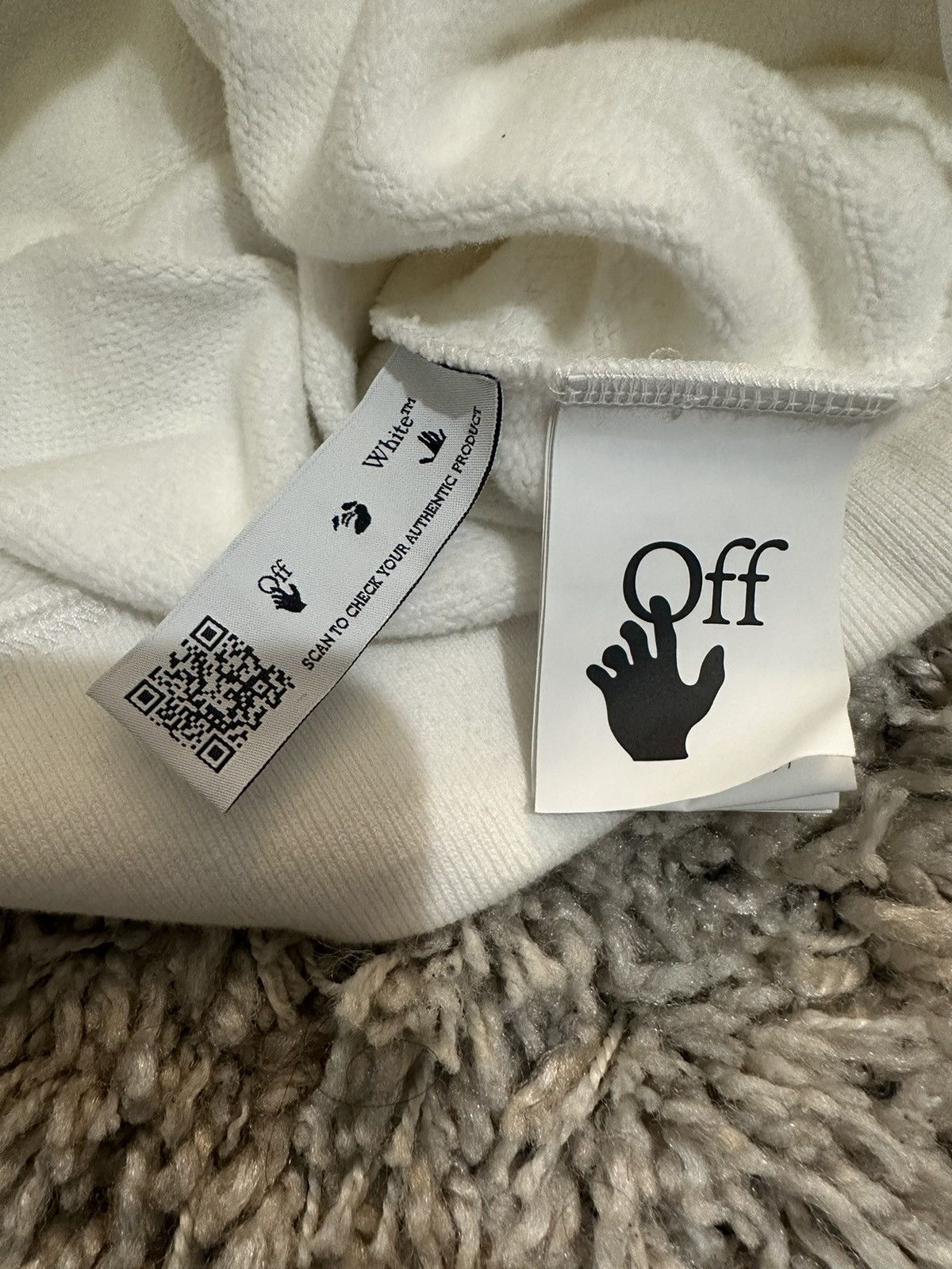 Off-White × Virgil Abloh Off-White Wizard White Hoodie Size L Size US L / EU 52-54 / 3 - 7 Thumbnail