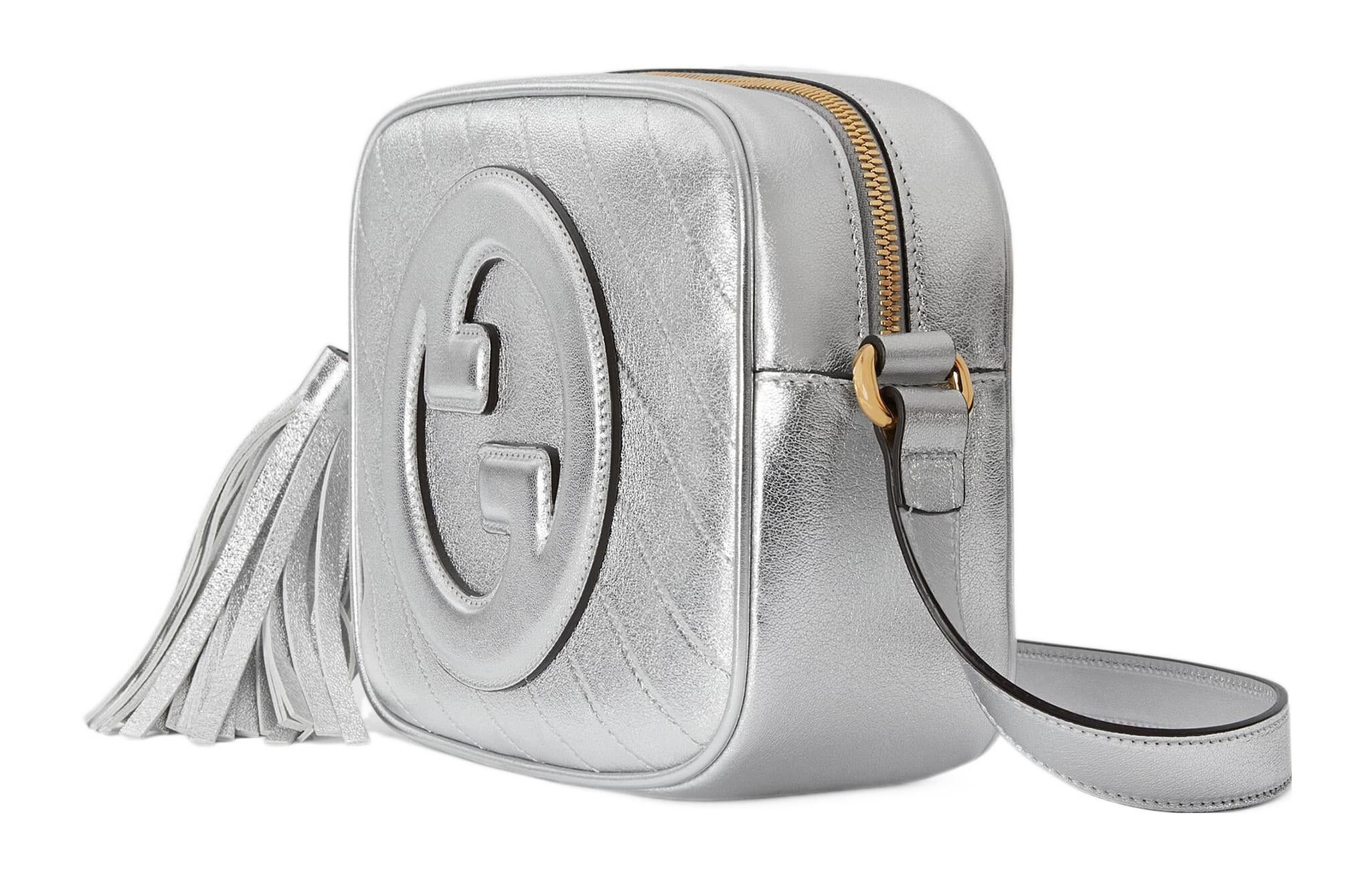 Gucci oc11z0226 Size: OS / Gucci Blondie Small Shoulder Bag Silver Size ONE SIZE - 2 Thumbnail