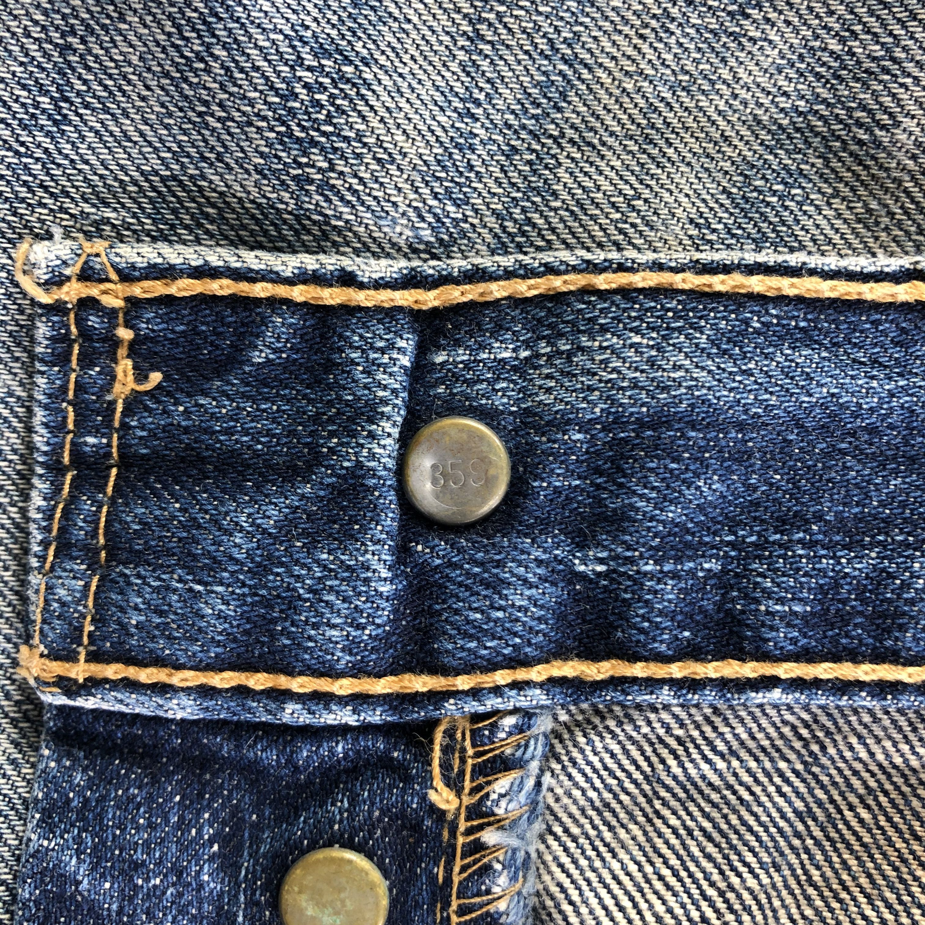 Levi's Vintage Blue Wash Levis 501 Jeans-J3614 Size US 34 / EU 50 - 13 Thumbnail