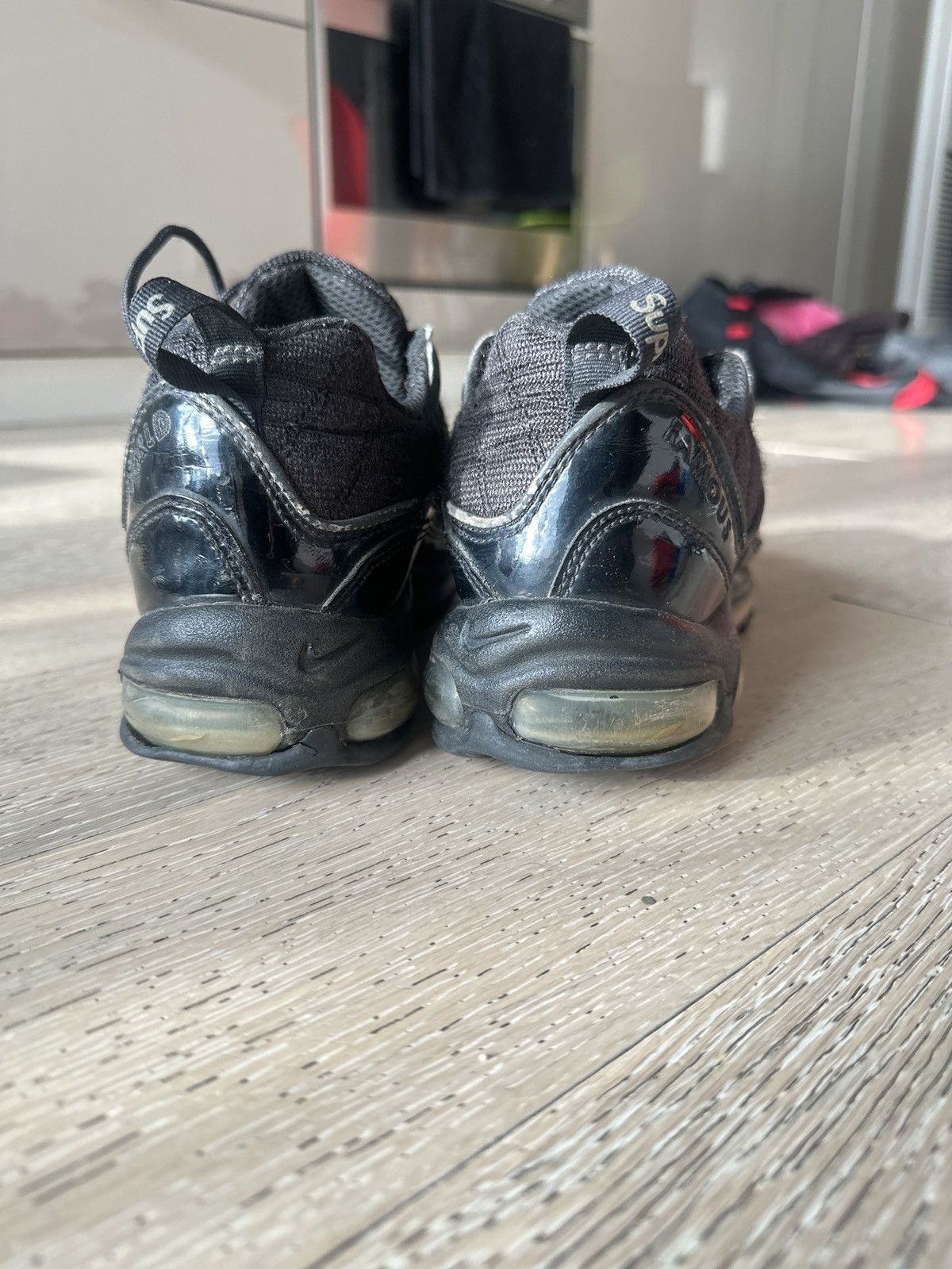 Nike × Supreme Supreme Nike Air Max 98 Black Size US 10 / EU 43 - 6 Thumbnail
