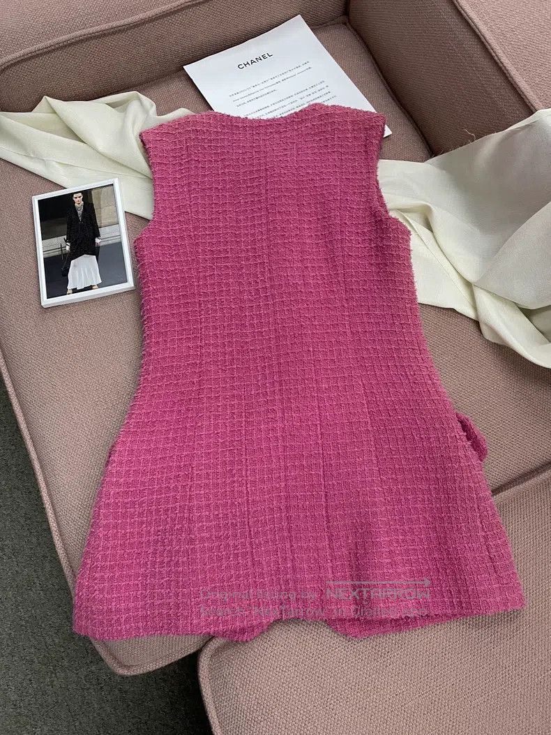 Chanel Chanel 22S popular rose pink vest jacket Size XS / US 0-2 / IT 36-38 - 4 Thumbnail