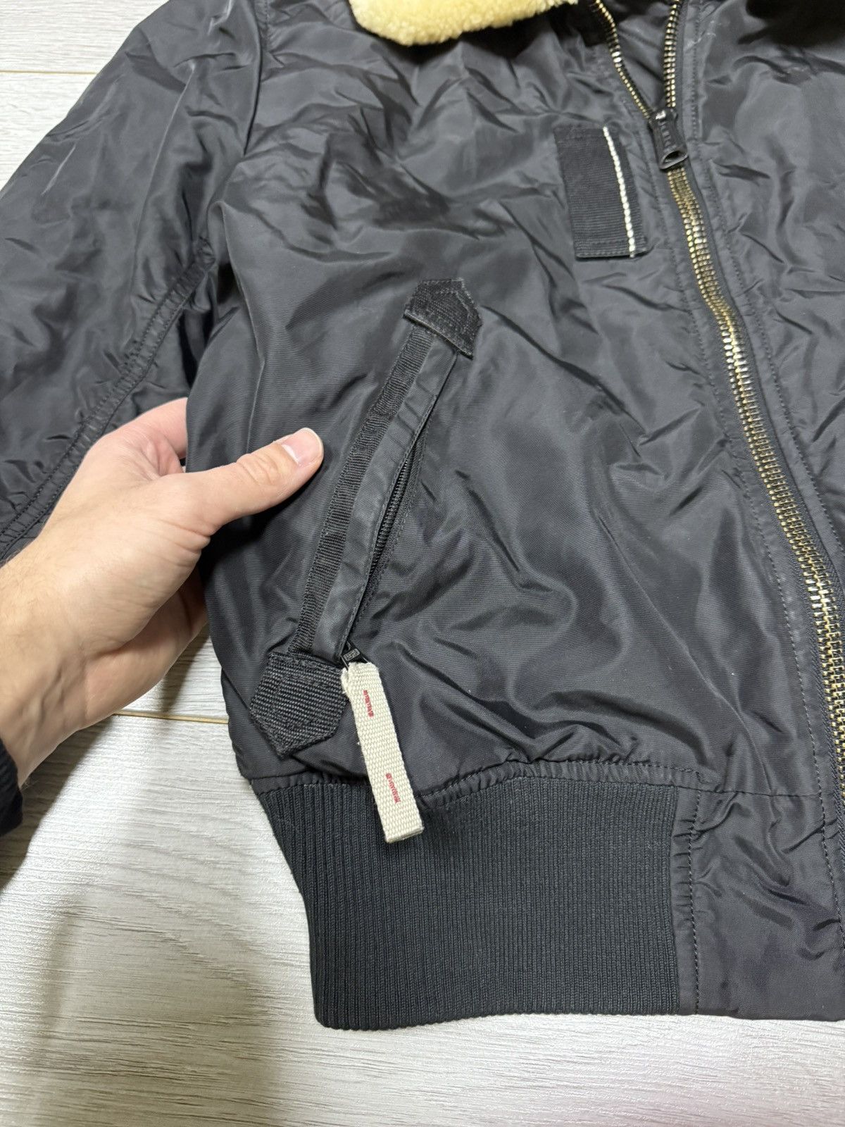 Alpha Industries Alpha Industries fur bomber zip jacket Size US M / EU 48-50 / 2 - 6 Thumbnail