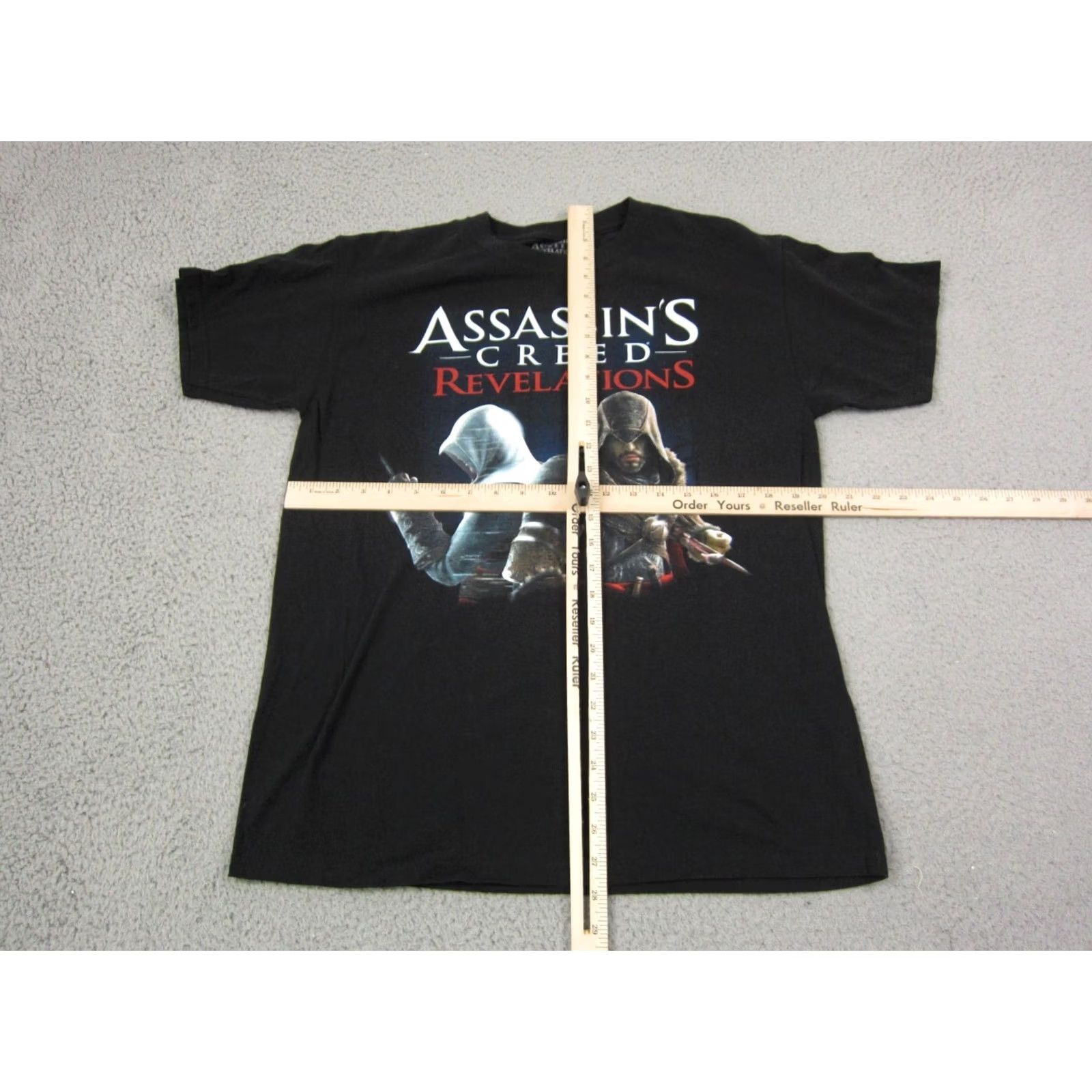 Vintage Assassin's Creed Shirt Adult M Black Video Game Casual Mens Y2K 80s 90s Classic Movie School Shirt Size US M / EU 48-50 / 2 - 5 Thumbnail