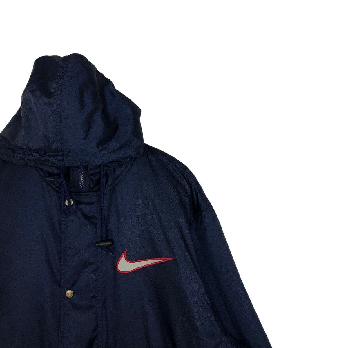 Nike VINTAGE NIKE BIG SWOOSH LONG JACKET Size US L / EU 52-54 / 3 - 6 Thumbnail