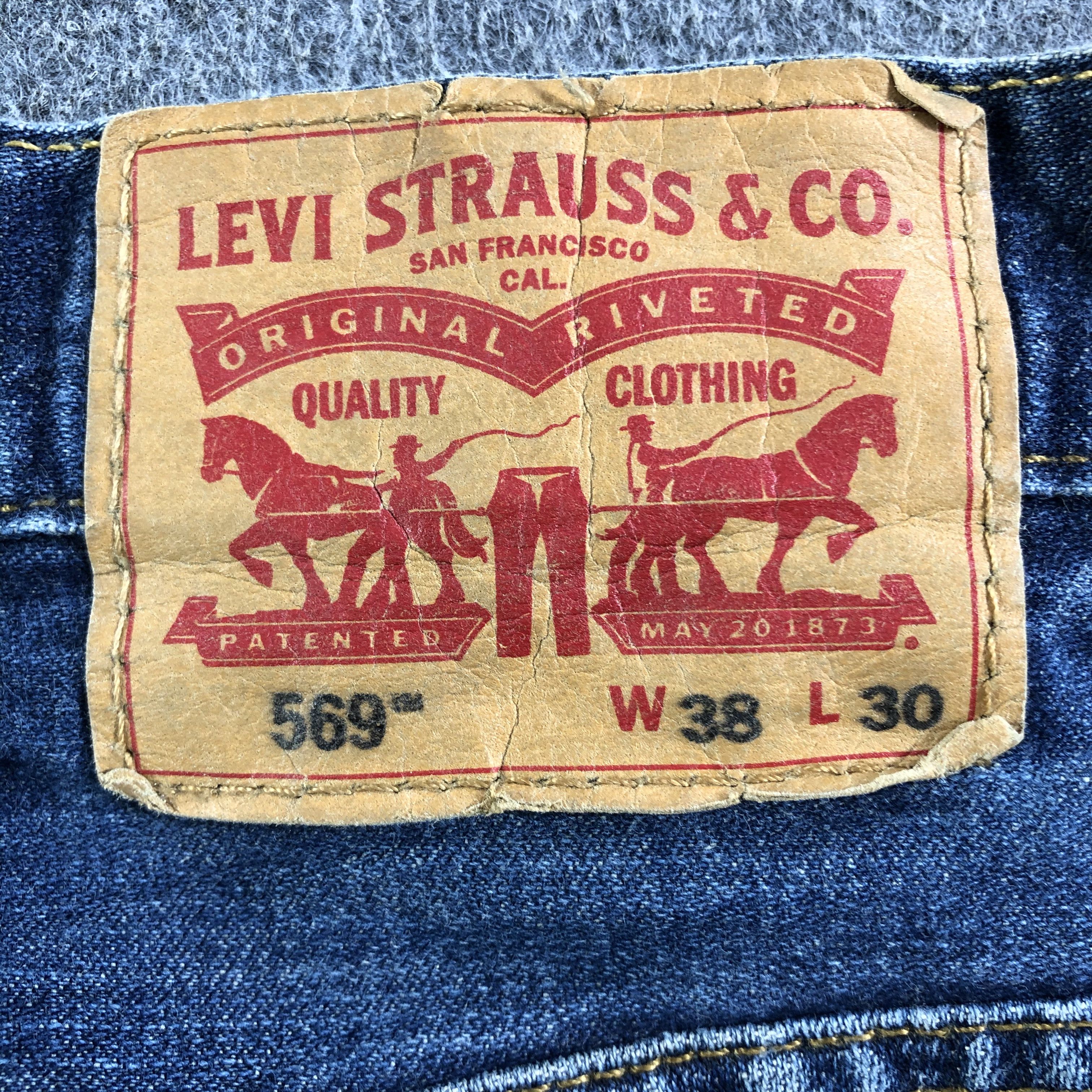 Levi's Vintage Blue Wash Levis 569 Jeans-J3350 Size US 42 / EU 58 - 5 Thumbnail