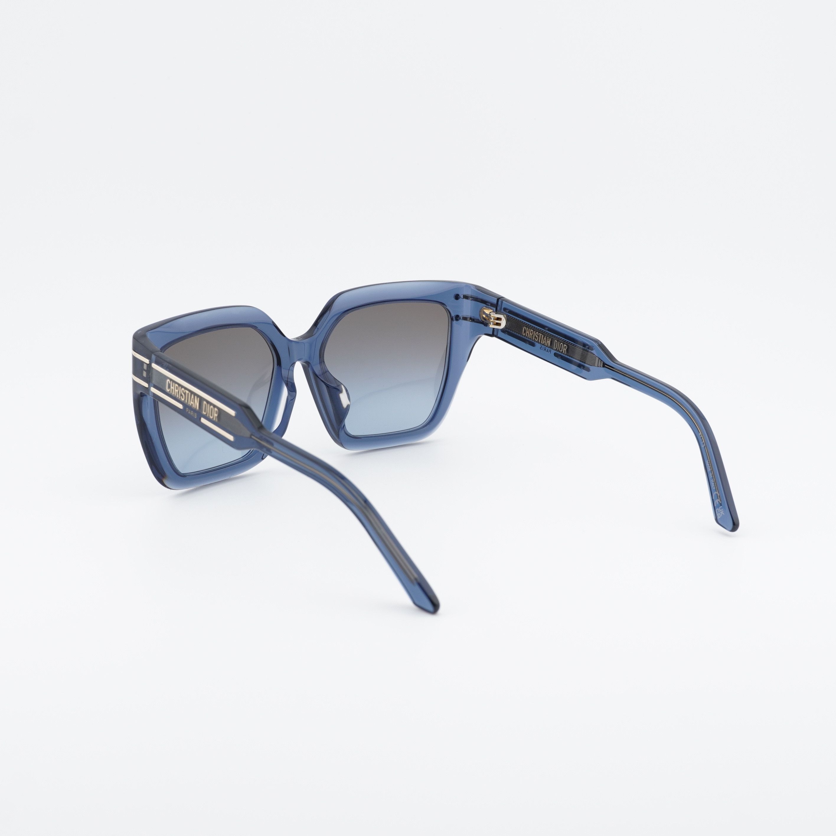 Dior Dior DIORSIGNATURE S10F 30F2 Sunglasses Blue Square Frame Size ONE SIZE - 7 Thumbnail